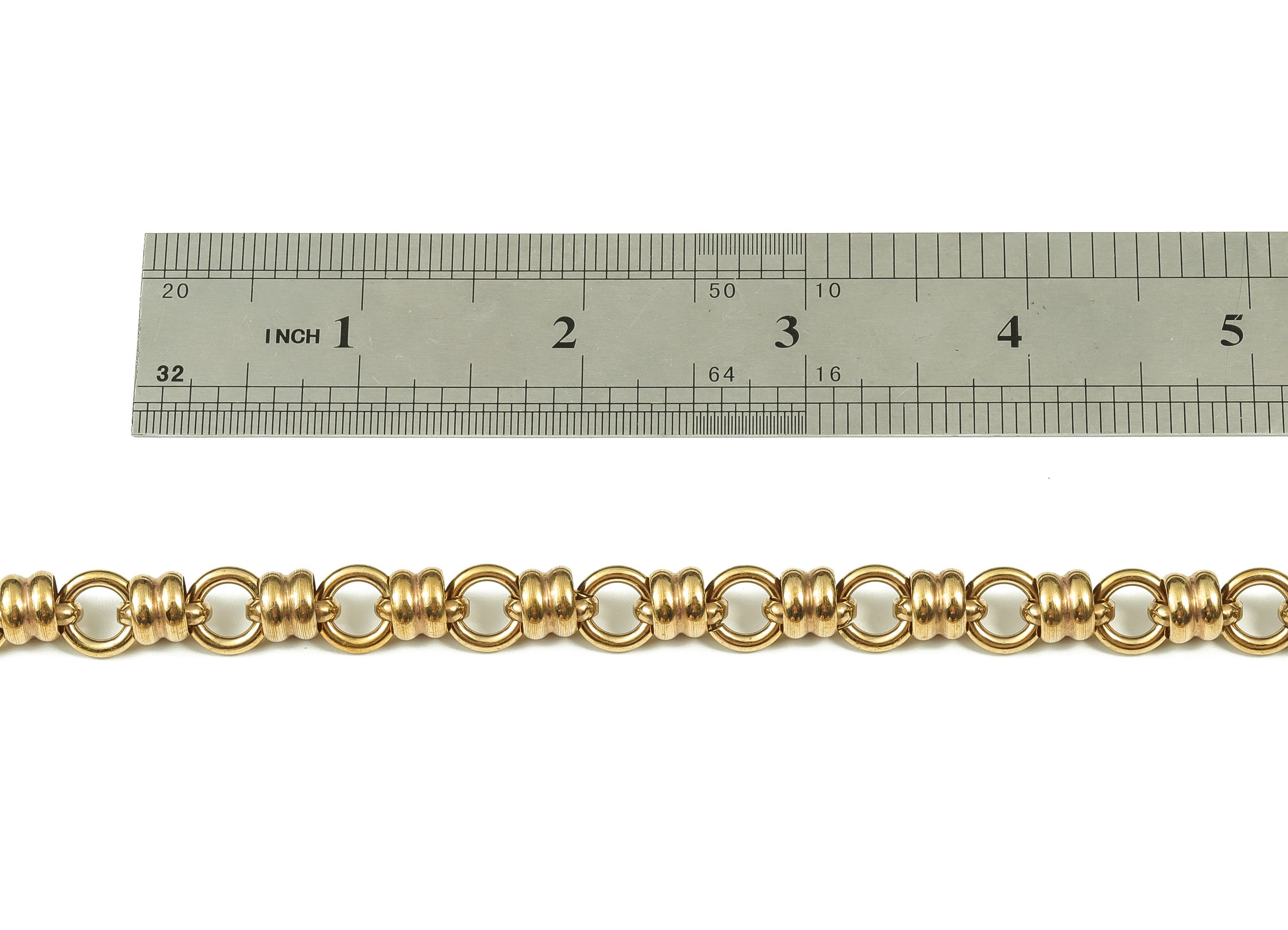 Brass Textured Round Cable Chain - Round Link Rolo Chain - Openlink Cable Chain - For Necklace Bracelet 0.92" x 0.39" x 0.31" CC1206 - DOMEDBAZAAR
