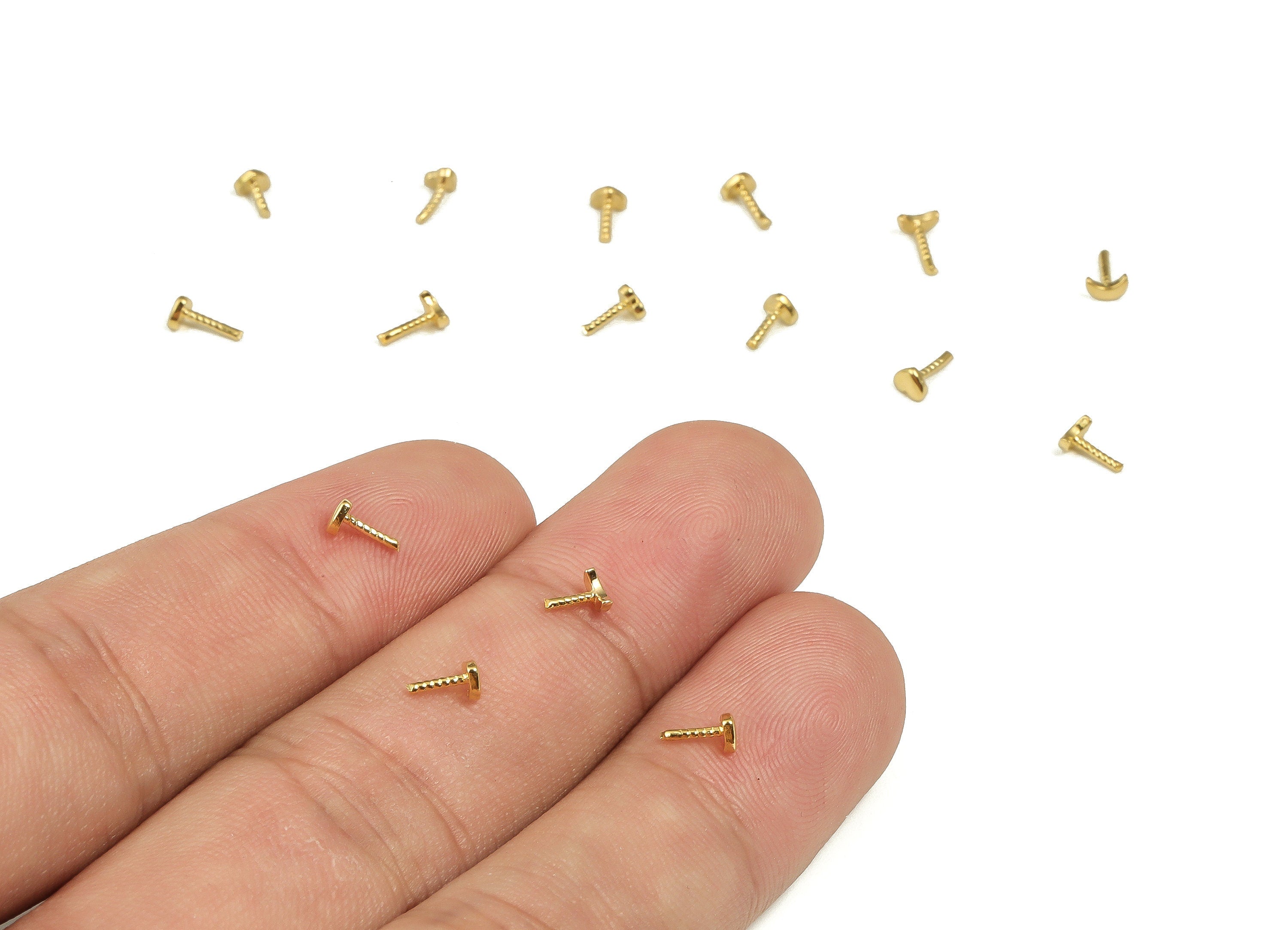 Brass Heart Bead Cap – Heart Cap for Jewelry Making Supplies – DIY Jewelry Findings – 18 K Real Gold Plated Brass – 5x3.12x1.01mm –RGP4046 - DOMEDBAZAAR