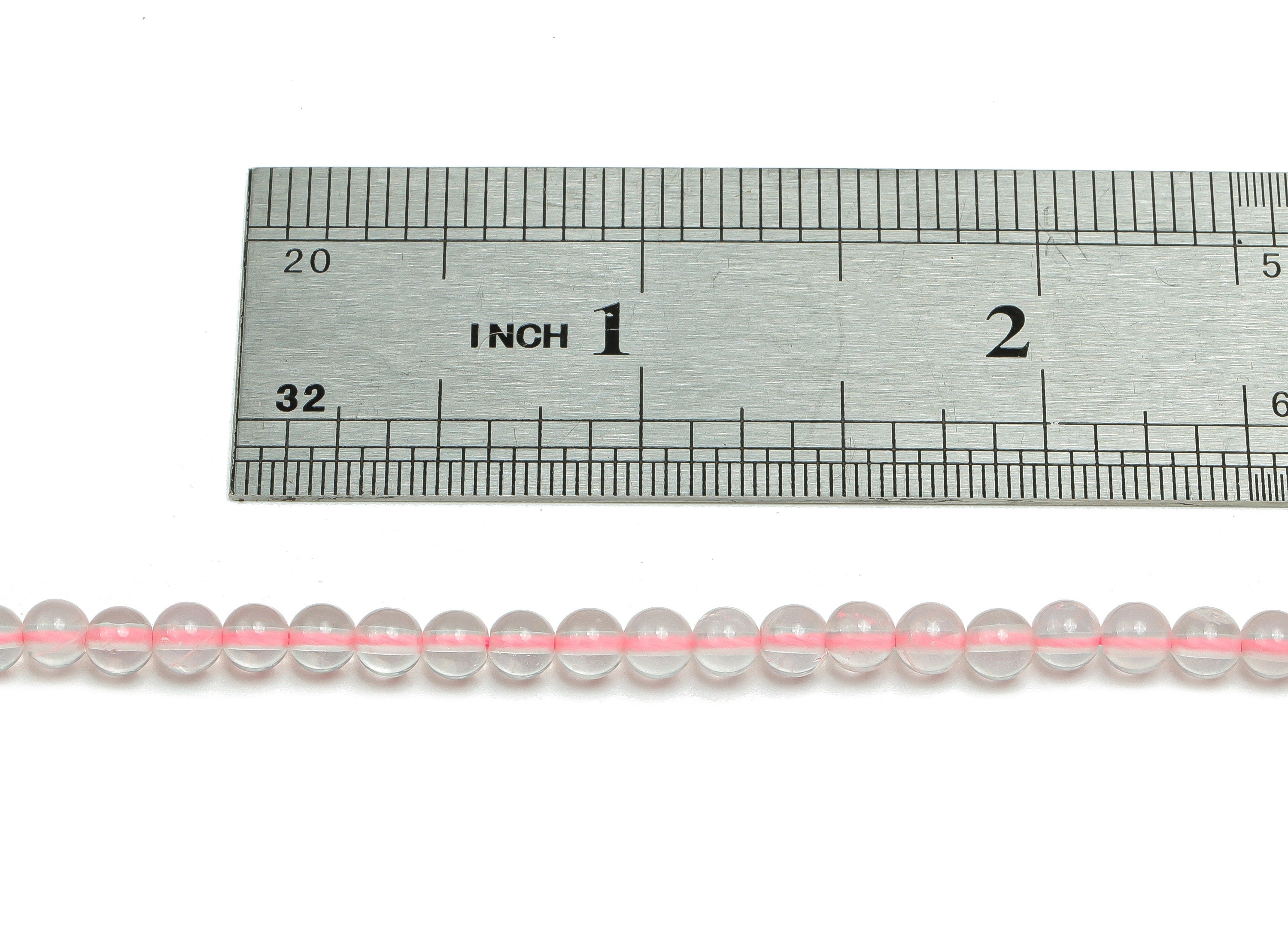 Crystal Powder Round Beads 4mm - 15.5 inch - Round Gemstone Beads - Natural Stone Beads - 4x4mm - NS1531 - DOMEDBAZAAR