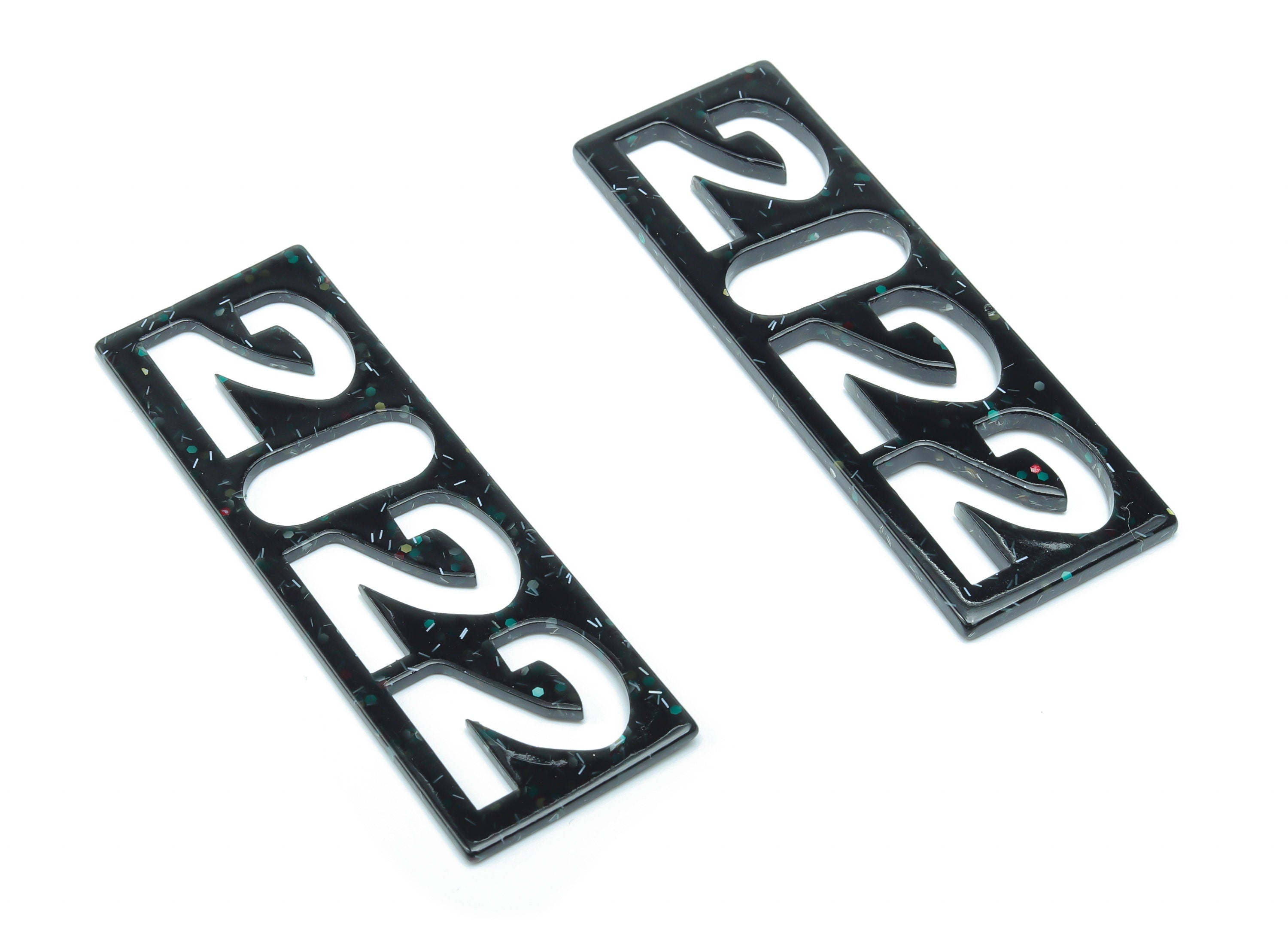 Acrylic 2022 Earring Connectors - Acrylic Rectangle Charms - Jewelry Making Supplies - Color Code: A793 - 75.84x25.34x2.05mm - AC2387-A793 - DOMEDBAZAAR