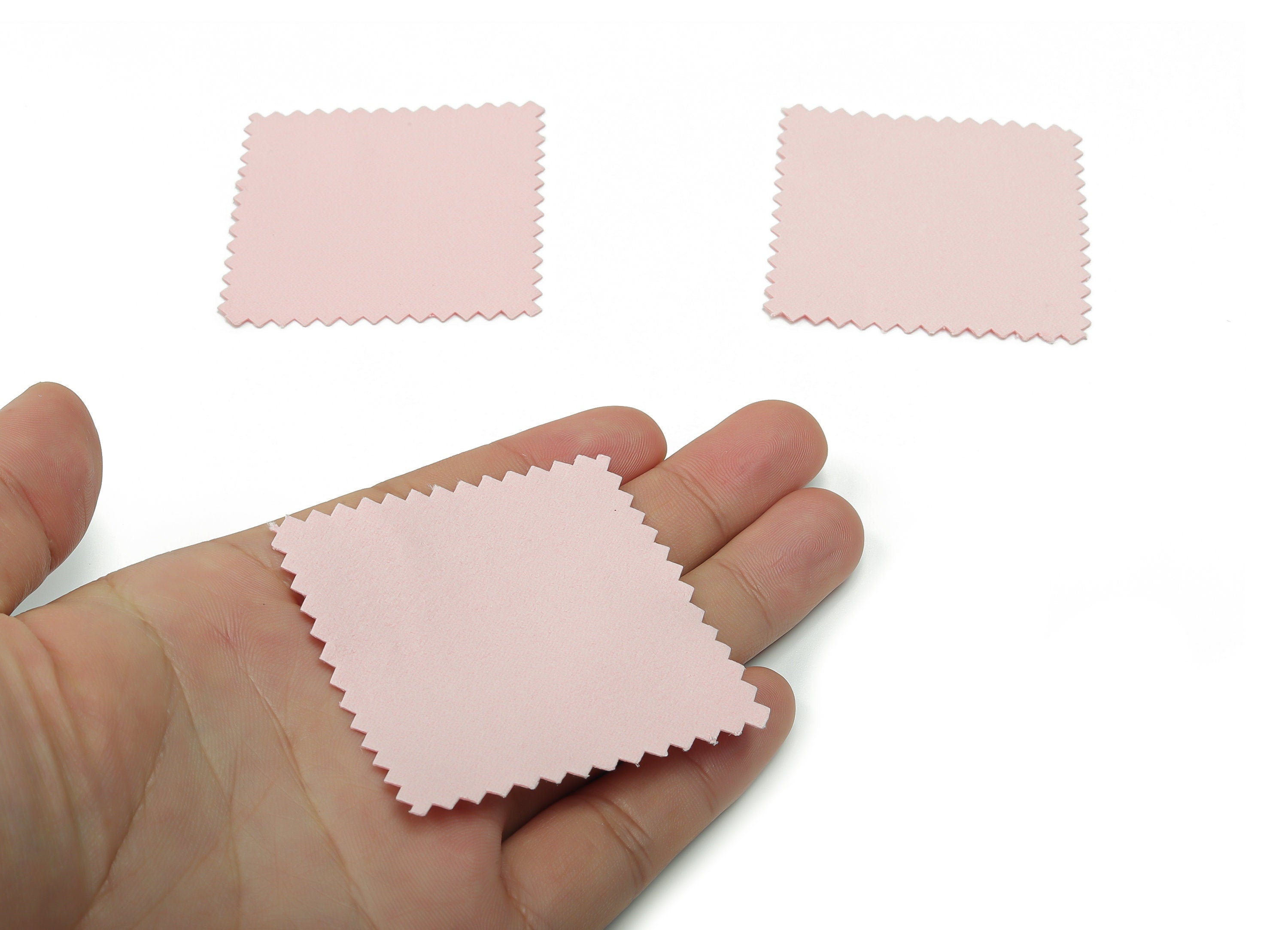 Polishing Cloth 5.5X5.5cm - Jewelry Polishing Cloth - Cleaning Cloth - Tarnish Remover - Silver Polishing Cloth - 56.1x56.1x0.42mm - HM1047 - DOMEDBAZAAR