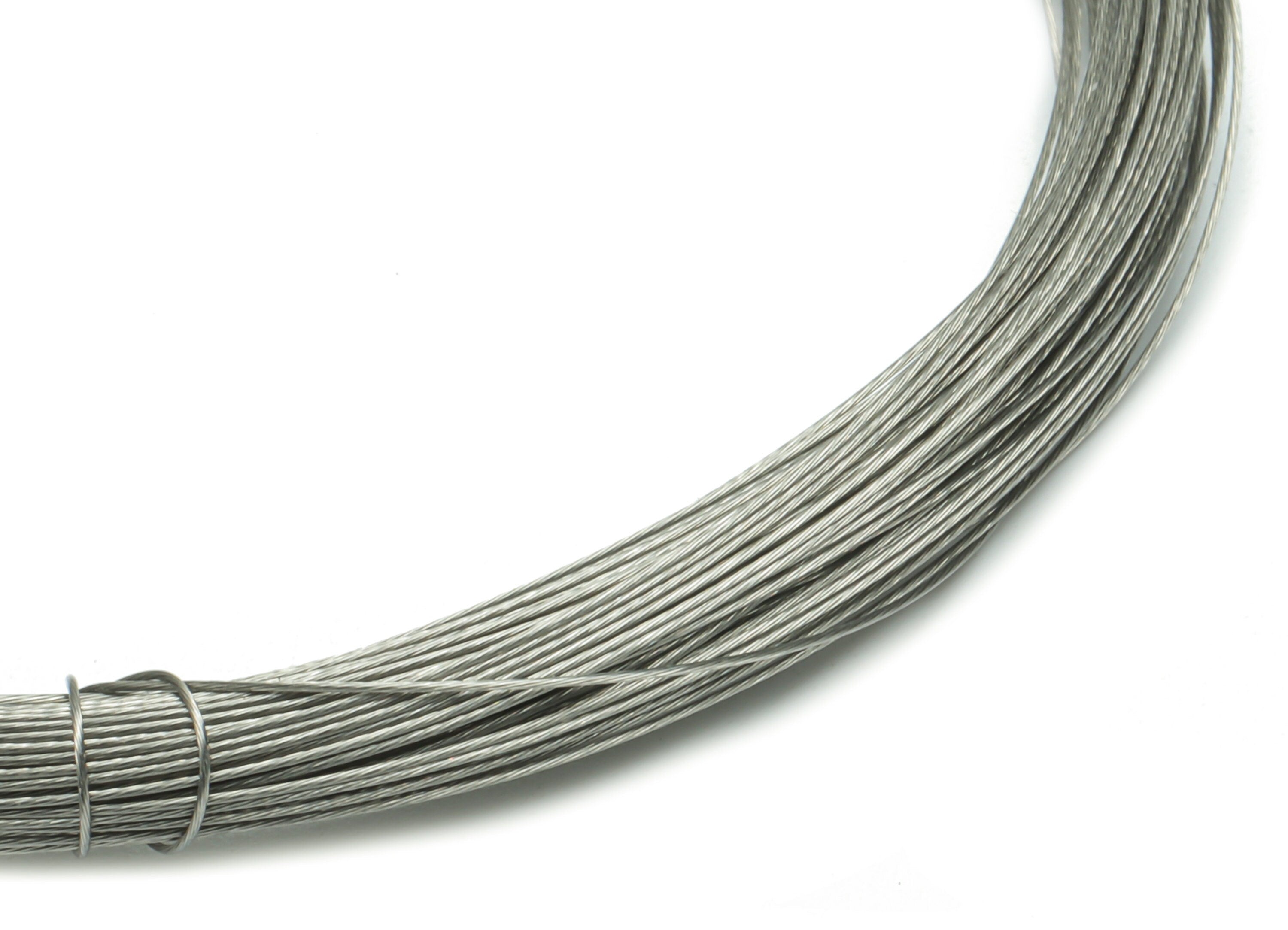 Stainless Steel Beading Wire - 201 Stainless Steel Bead Wire - Bulk Wire Beading - Cord for beaded bracelet - ALL SIZES 22ga 26ga 27ga 28ga - DOMEDBAZAAR