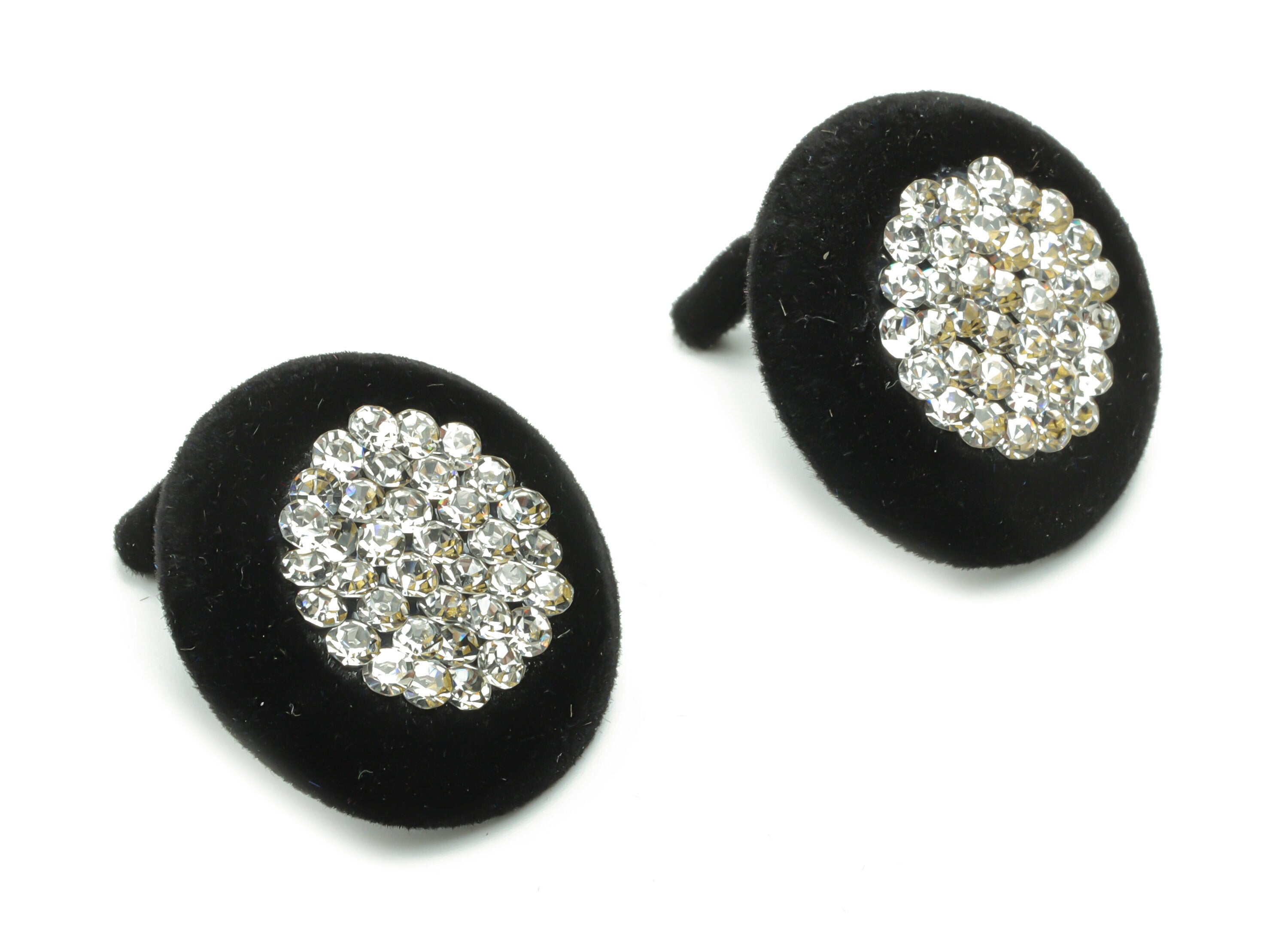 Acrylic Round Earring Stud - Acrylic Circle Post – Imitation Silver Stud – Czech Glass - Jewelry Making Supplies – 24.1x24.1x5.3mm -AC2386 - DOMEDBAZAAR