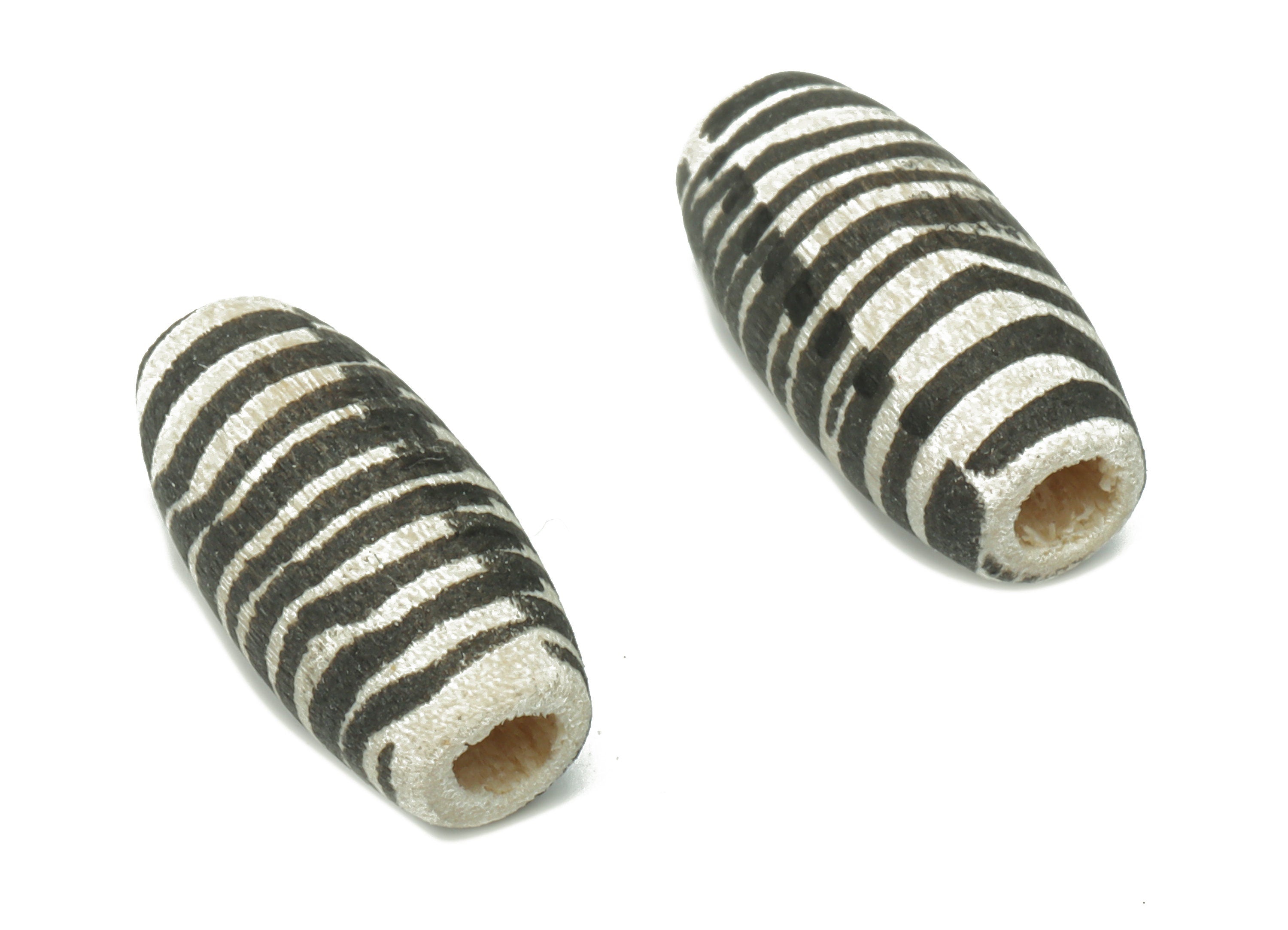 Hemu Wood Bracelet Beads Earring Connector - Hemu Wood Beads Charms and Pendant - DIY Jewelry Making Supplies - 14.54x7.62x7.62mm - BB1213 - DOMEDBAZAAR