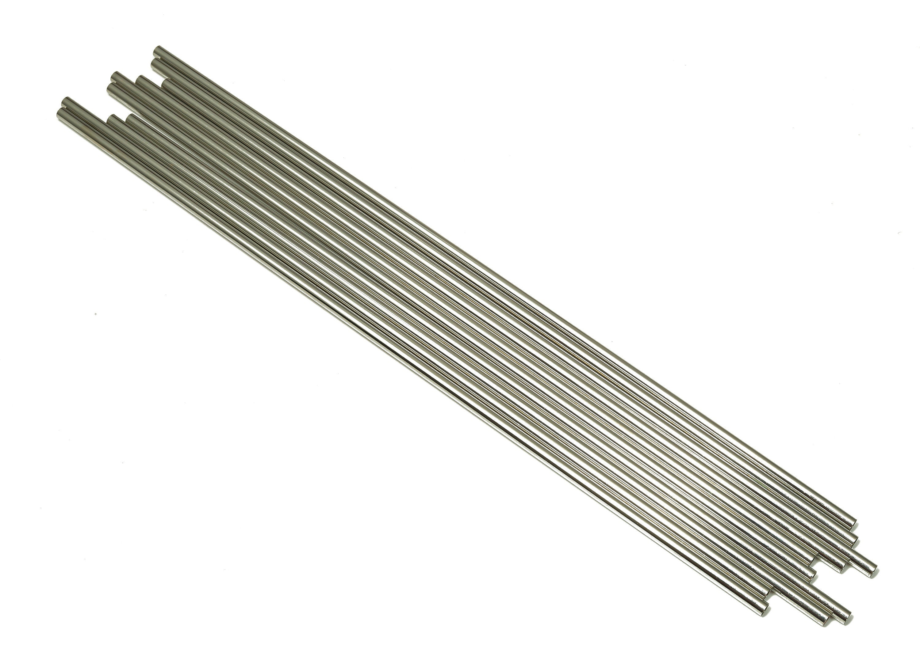 Silver Tone Himmeli Tubes - Brass Round Himmeli DIY Tube Beads - Circle Pipes for Geometric - For Air Plants -3x0.2x200mm- PP4570S-200 - DOMEDBAZAAR