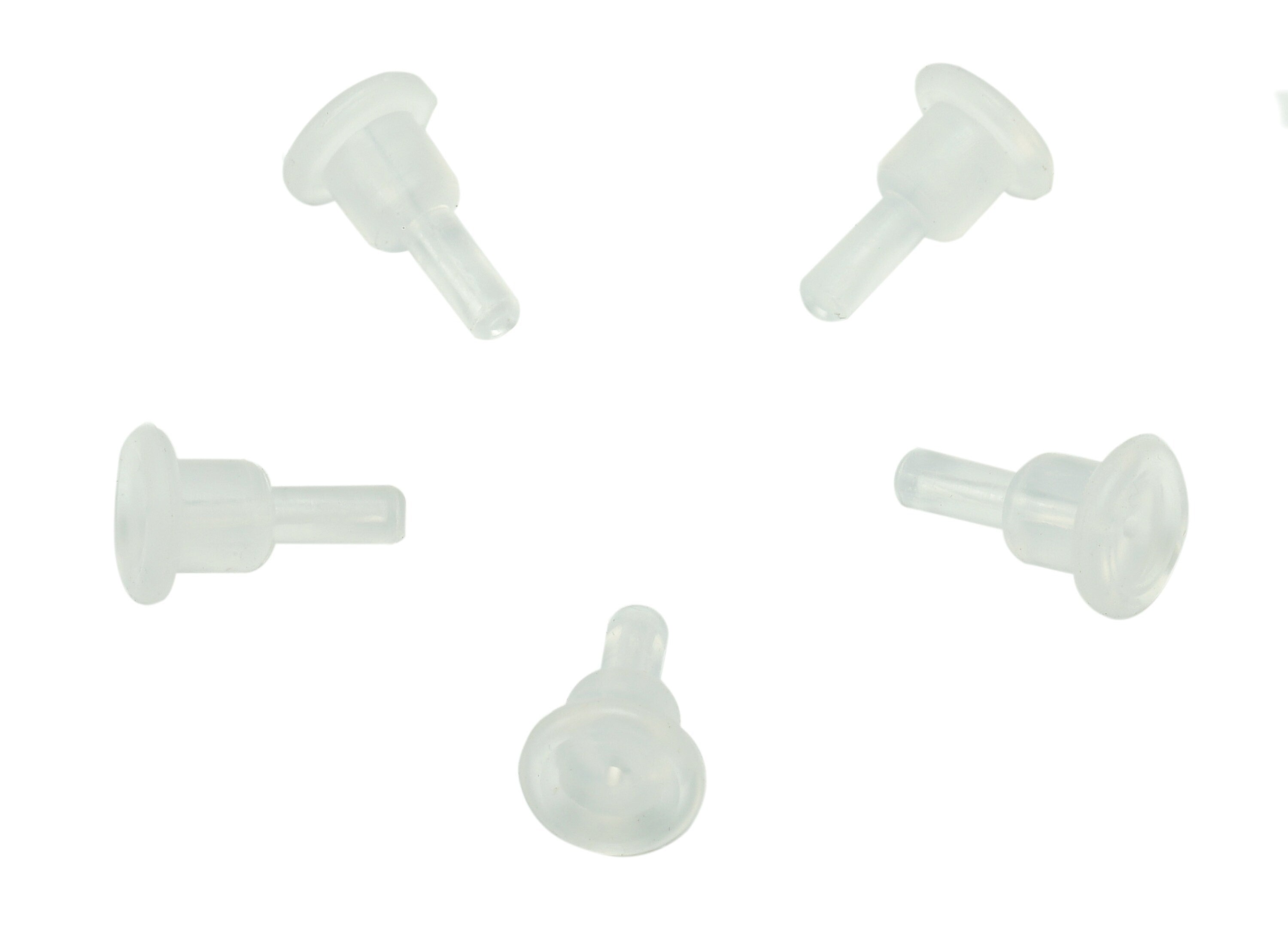 Rubber Earring Back - Ear Protector - Comfort Rubber Earring Back Sleeves - Earring Back - Earring Back Sleeves - 9.5x6.3x2.9mm - ES1032 - DOMEDBAZAAR