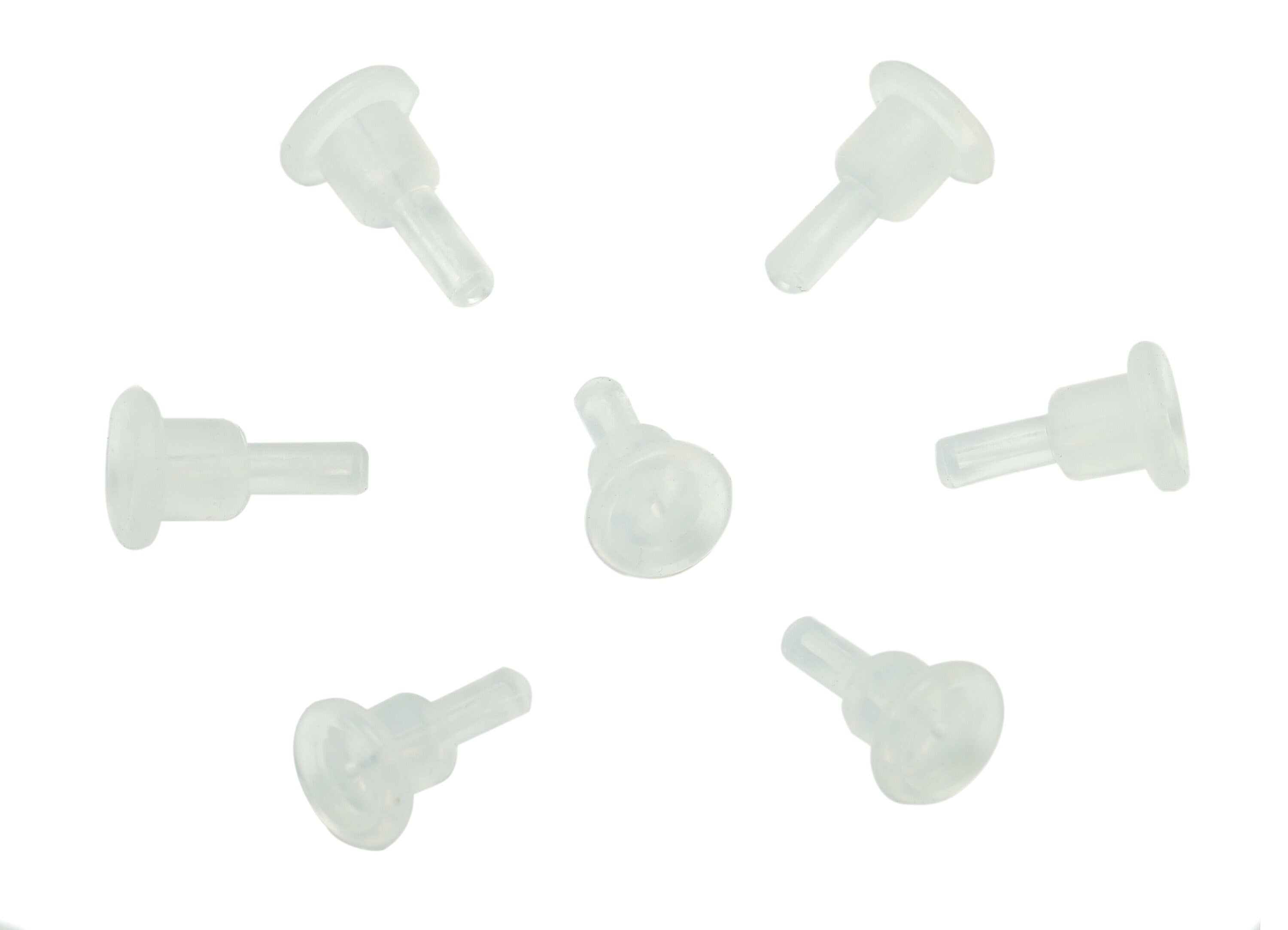Rubber Earring Back - Ear Protector - Comfort Rubber Earring Back Sleeves - Earring Back - Earring Back Sleeves - 9.5x6.3x2.9mm - ES1032 - DOMEDBAZAAR