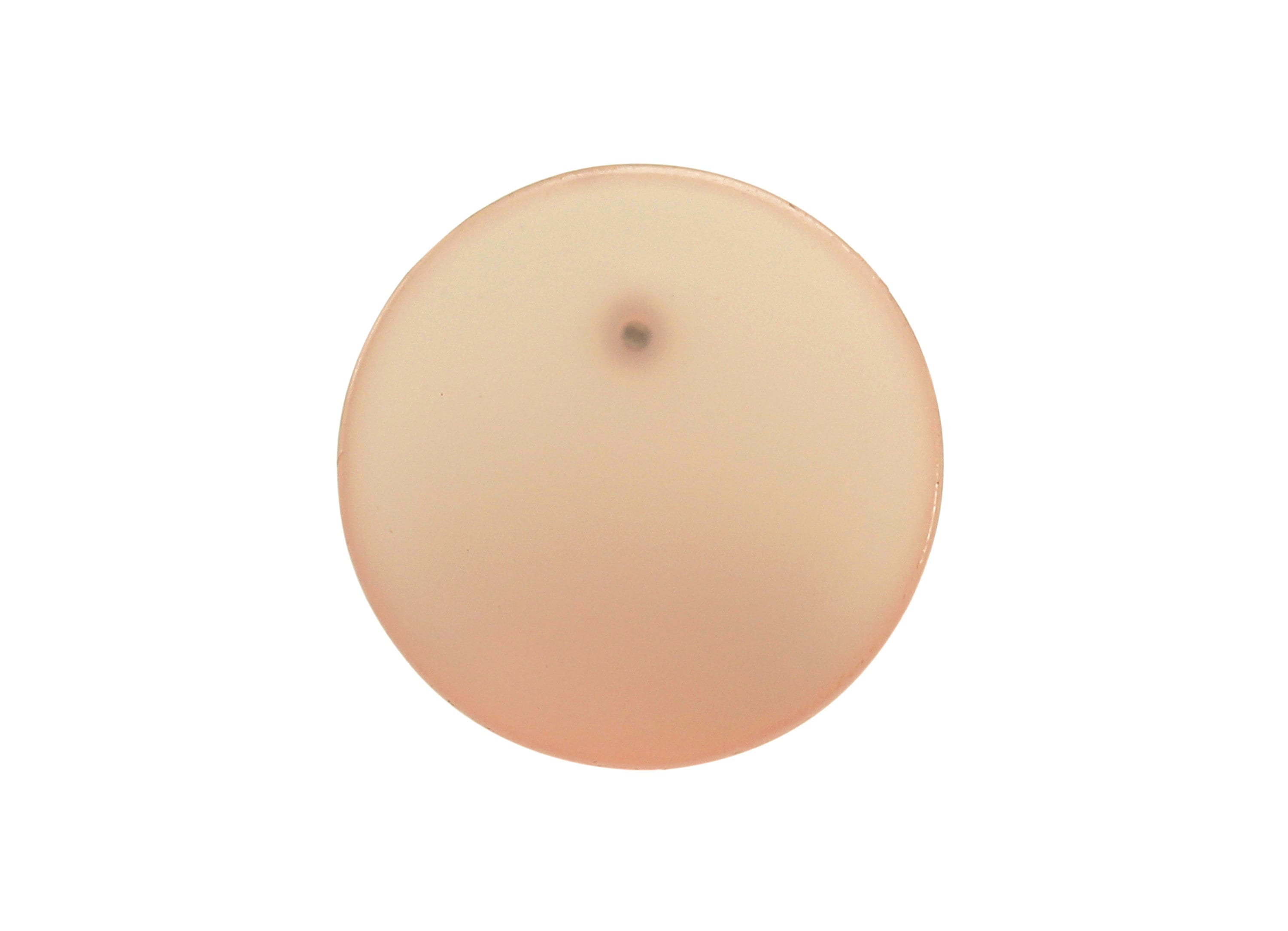 Acrylic Round Stud Earring - Pink Circle Earrings Post - 316 Stainless Steel Stud - Color Code: A837 - 14.21x14.18x2.11mm - AC2554-A837 - DOMEDBAZAAR