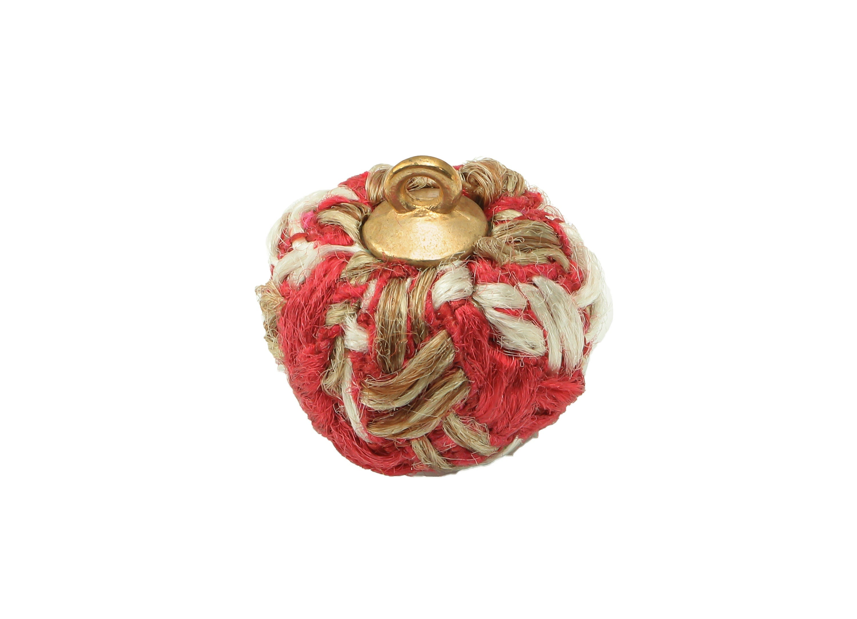 Pom Pom Earring Charms - Fur Ball Pendant - Aluminum Alloy - Earring Findings - Jewelry Accessories - 18 x 15 x 15mm - TT1003 - DOMEDBAZAAR