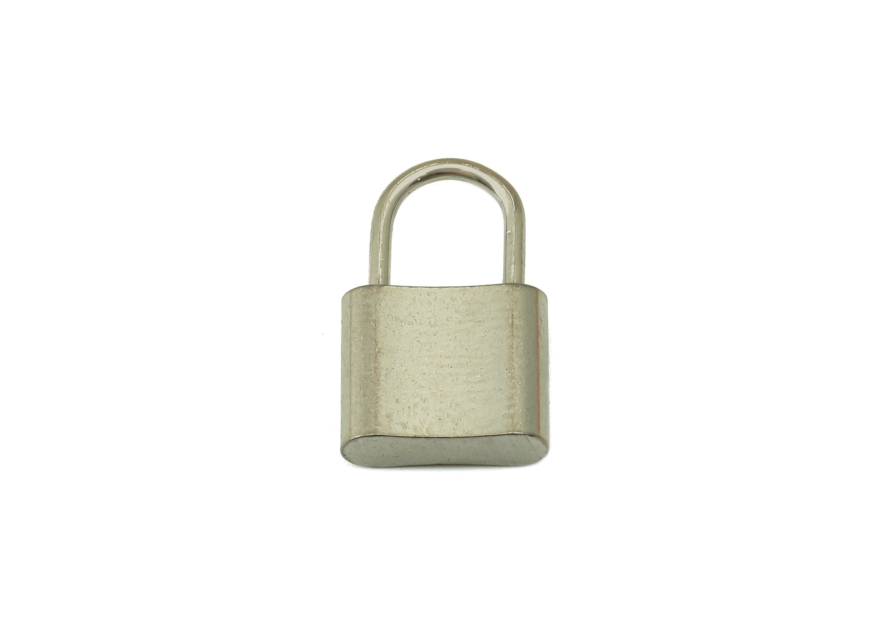 Stainless Steel Lock Earring Charm - Steel Fetter Earring Charm -304 Stainless Steel - Steel Padlock Charm -17.56 x 10.92x 3.76mm - SS1439 - DOMEDBAZAAR