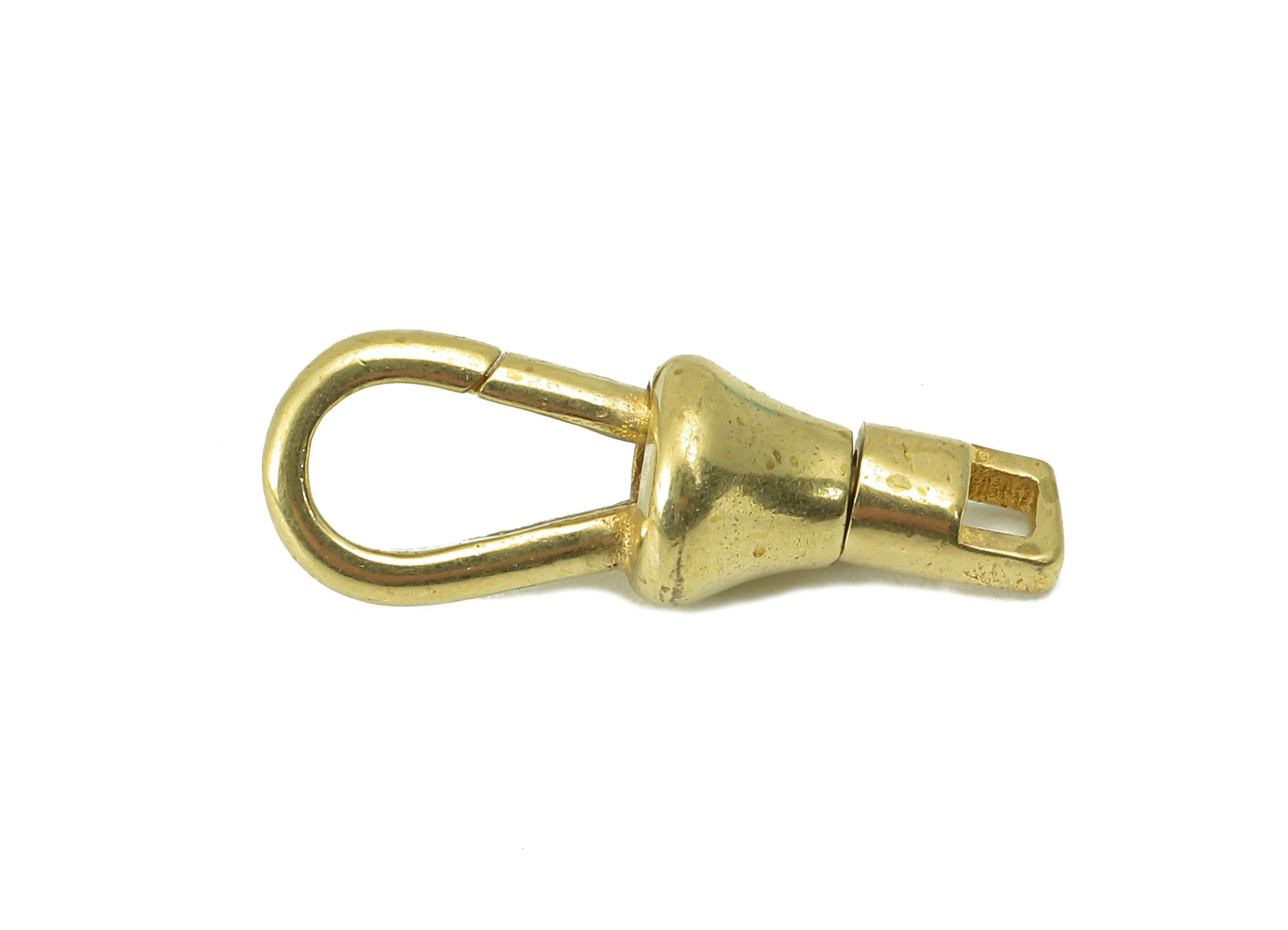 Brass Lobster Claw -Raw Brass Gourd Clasp Charm -Brass Parrot Clasps- For Pendant - For Necklace - 23.12 x 7.98x 7.05mm- PP8292 - DOMEDBAZAAR