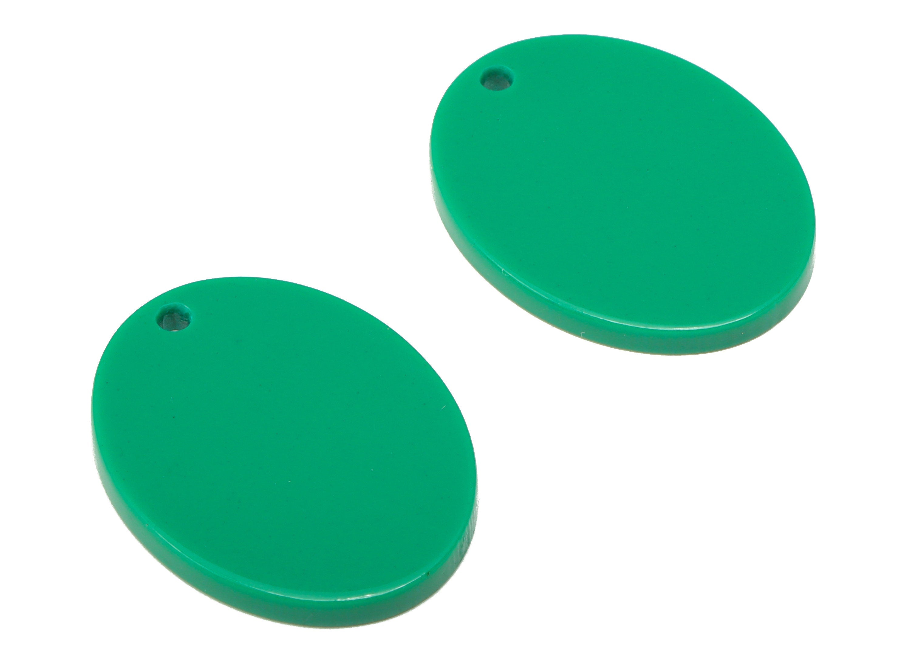 Acrylic Earring Charms - Tortoise Shell Earrings - Oval Shaped Pendant - Earring Findings - Color Code: A346- 25.8x19.75x2.28mm- AC1327-A346 - DOMEDBAZAAR