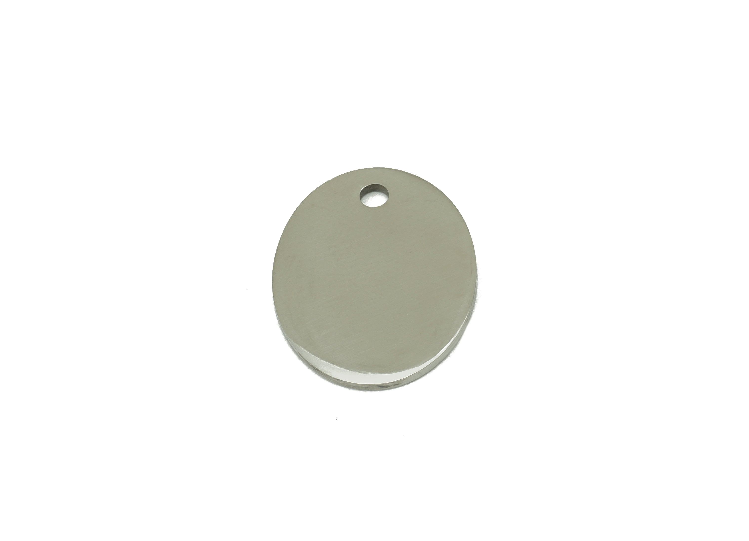 Stainless Steel Ellipse Earring Charm - Steel Oval Pendant - Oval Earring Charm - Stamping Blank - For Necklace -20x15x0.95mm- SS1462 - DOMEDBAZAAR