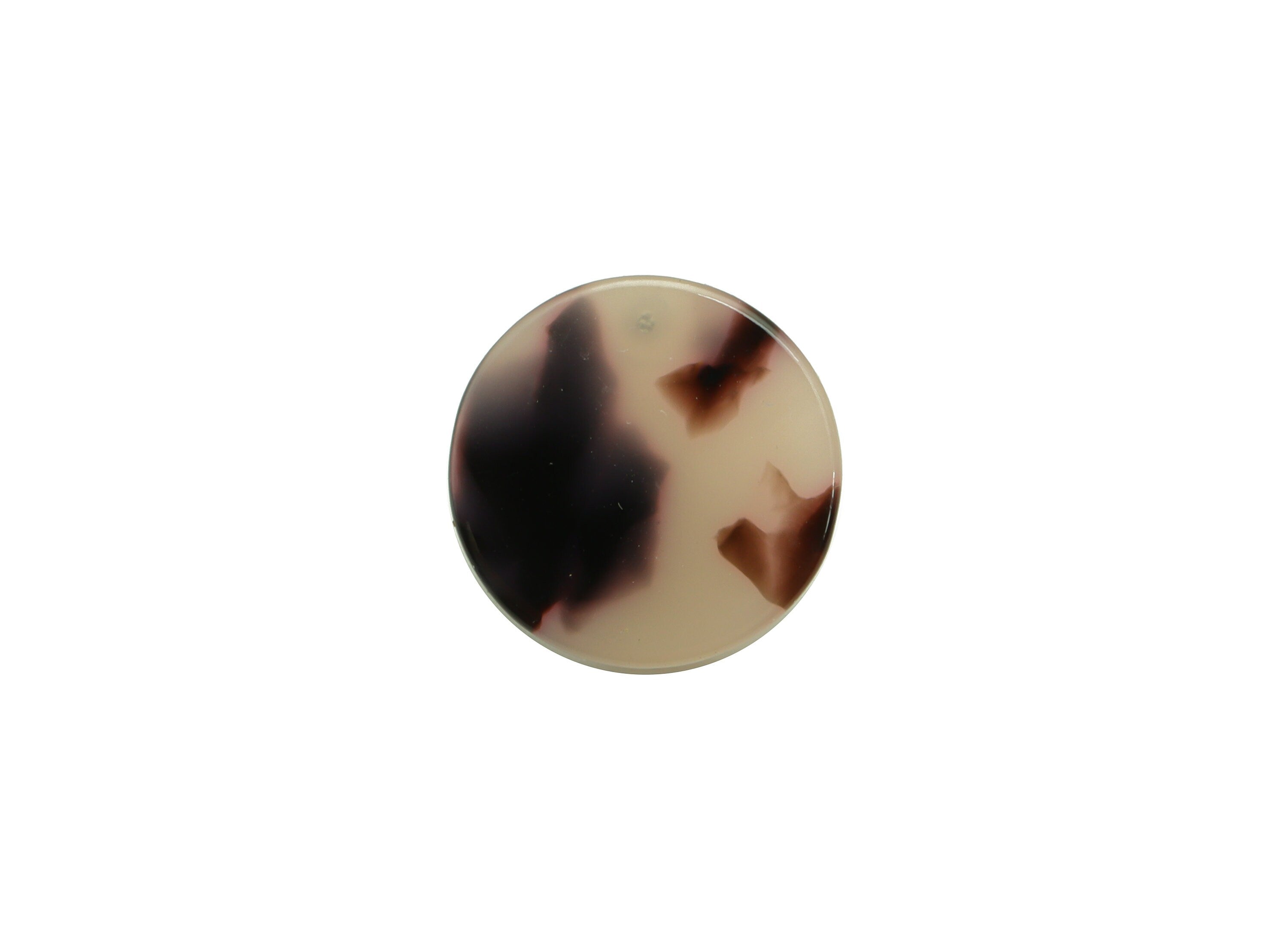 Acetate Mini Round Earring Stud - Circle Earring Post - Earring Post - Jewelry Supplies - Color Code: A06- 14.66x14.66x2.58mm - AC1812-A06 - DOMEDBAZAAR