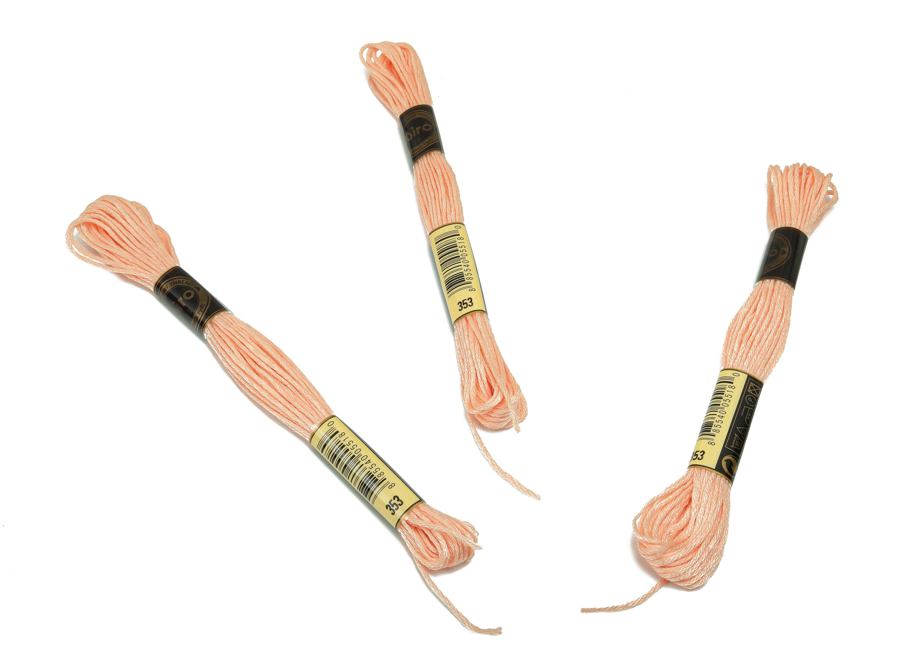 Embroidery Floss - 12 Skeins of 8 meters - Embroidery Thread - Cross Stitch Floss - Embroidery Accessories - HM1055-353 - DOMEDBAZAAR