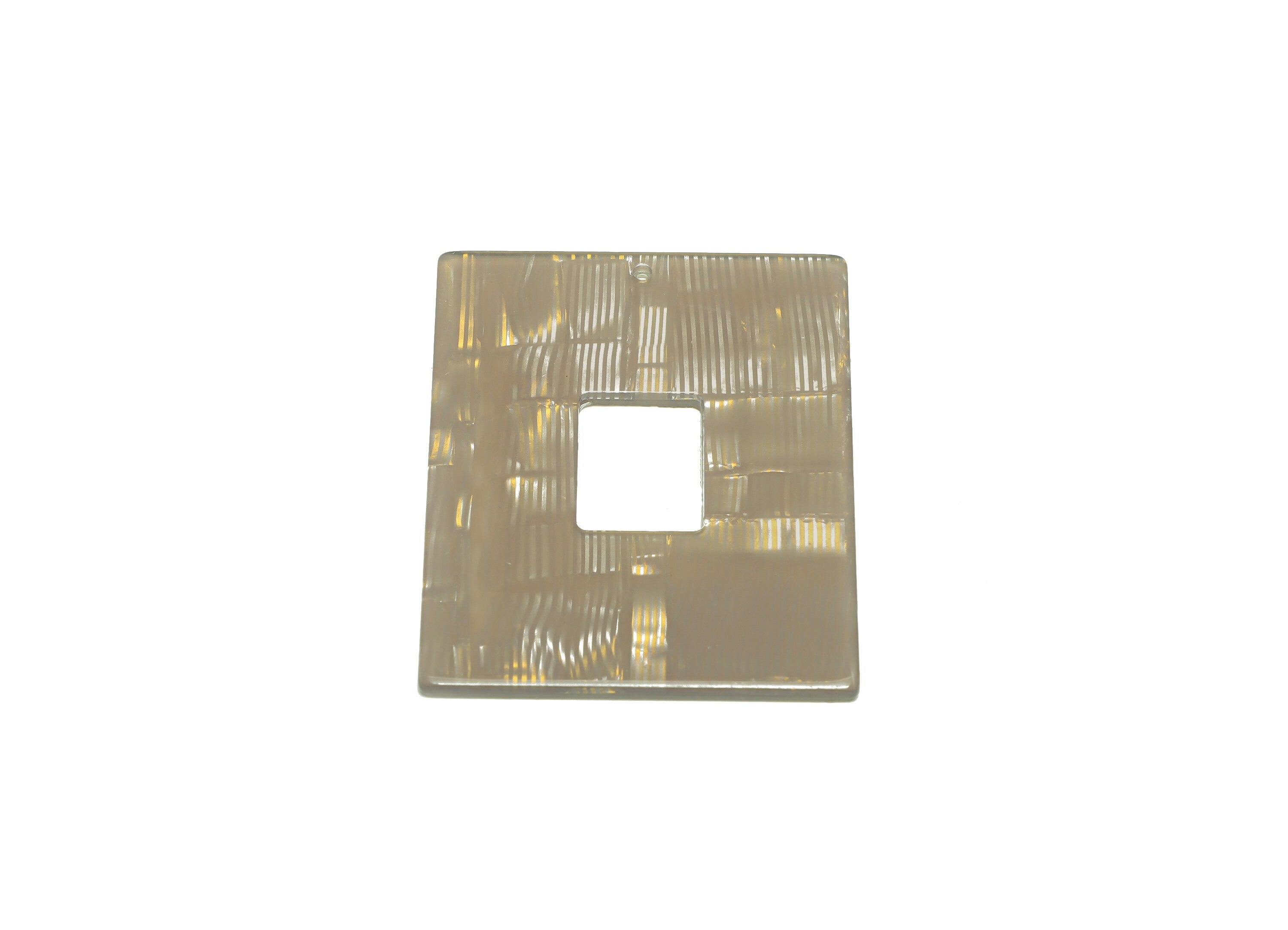 PVC Rectangle Charm - Rectangle Mix Color Pendant - PVC Earring Charm - Jewelry Making - Code:A962 - 49x40x 2.42mm - AC2614-A962 - DOMEDBAZAAR