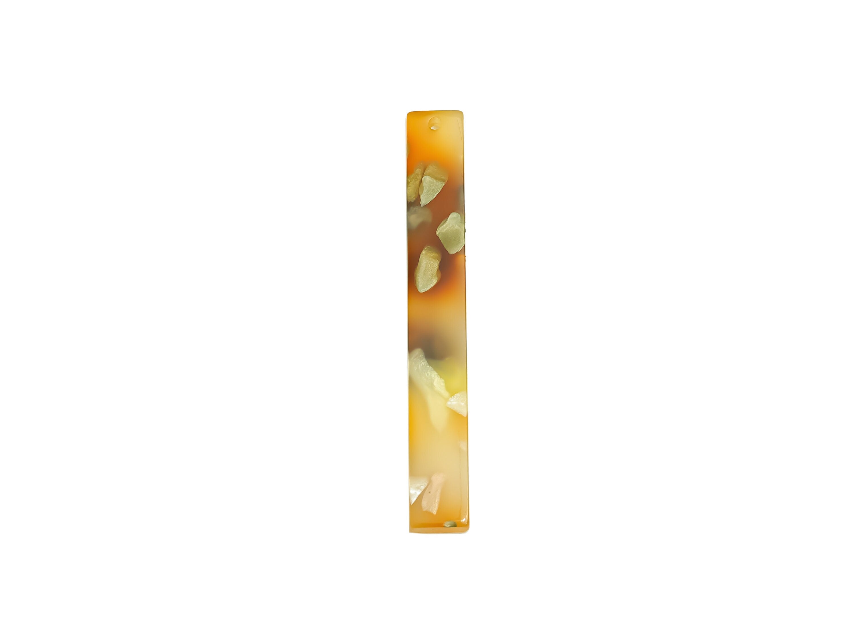 Acrylic Stick Charms - Bar Earrings and Pendant - Rainbow Earring Charm - Jewelry Supplies - Color Code: A607 - 59x7.8x2.5mm - AC2622-A607 - DOMEDBAZAAR