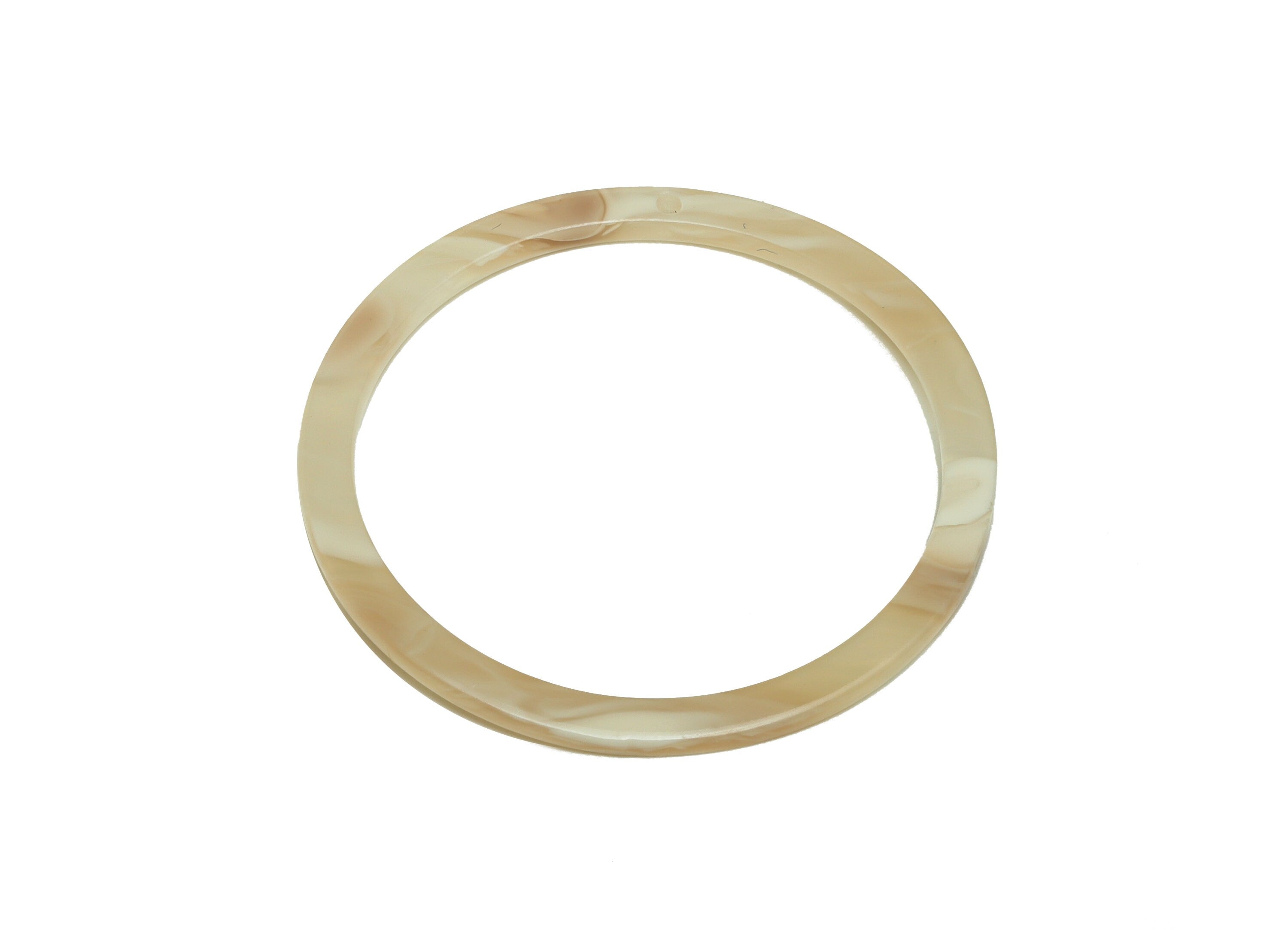 Acrylic Hoop Earrings Charms - Circle Pendant - Rainbow Earring Findings - Jewelry Supplies - Color Code:A966 - 44x44.3x2mm -AC2620-A966 - DOMEDBAZAAR