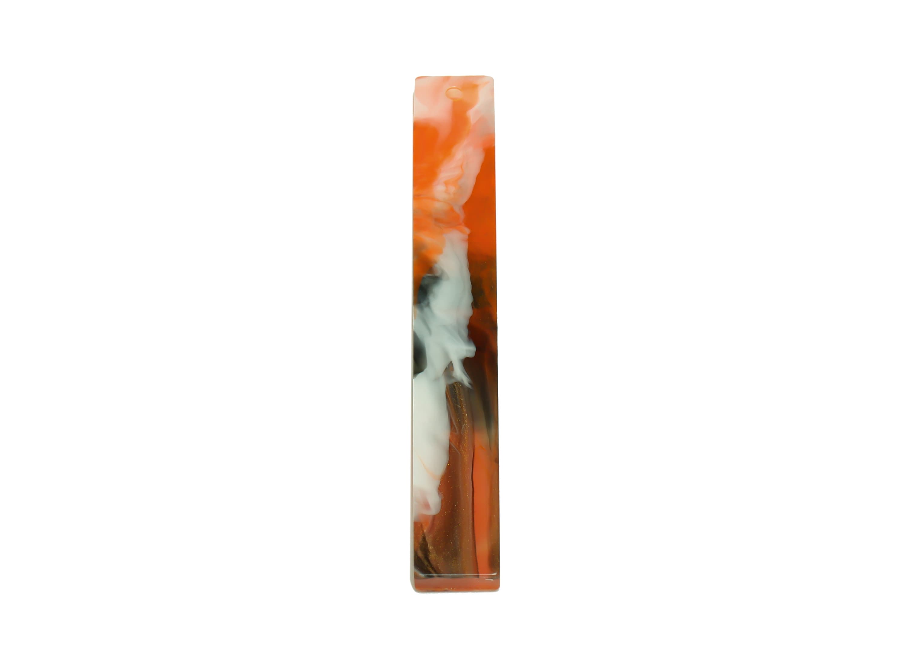 Acrylic Stick Charms - Bar Earrings and Pendant - Rainbow Earring Charm - Jewelry Supplies - Color Code: A938 - 59x7.8x2.56mm - AC2622-A938 - DOMEDBAZAAR