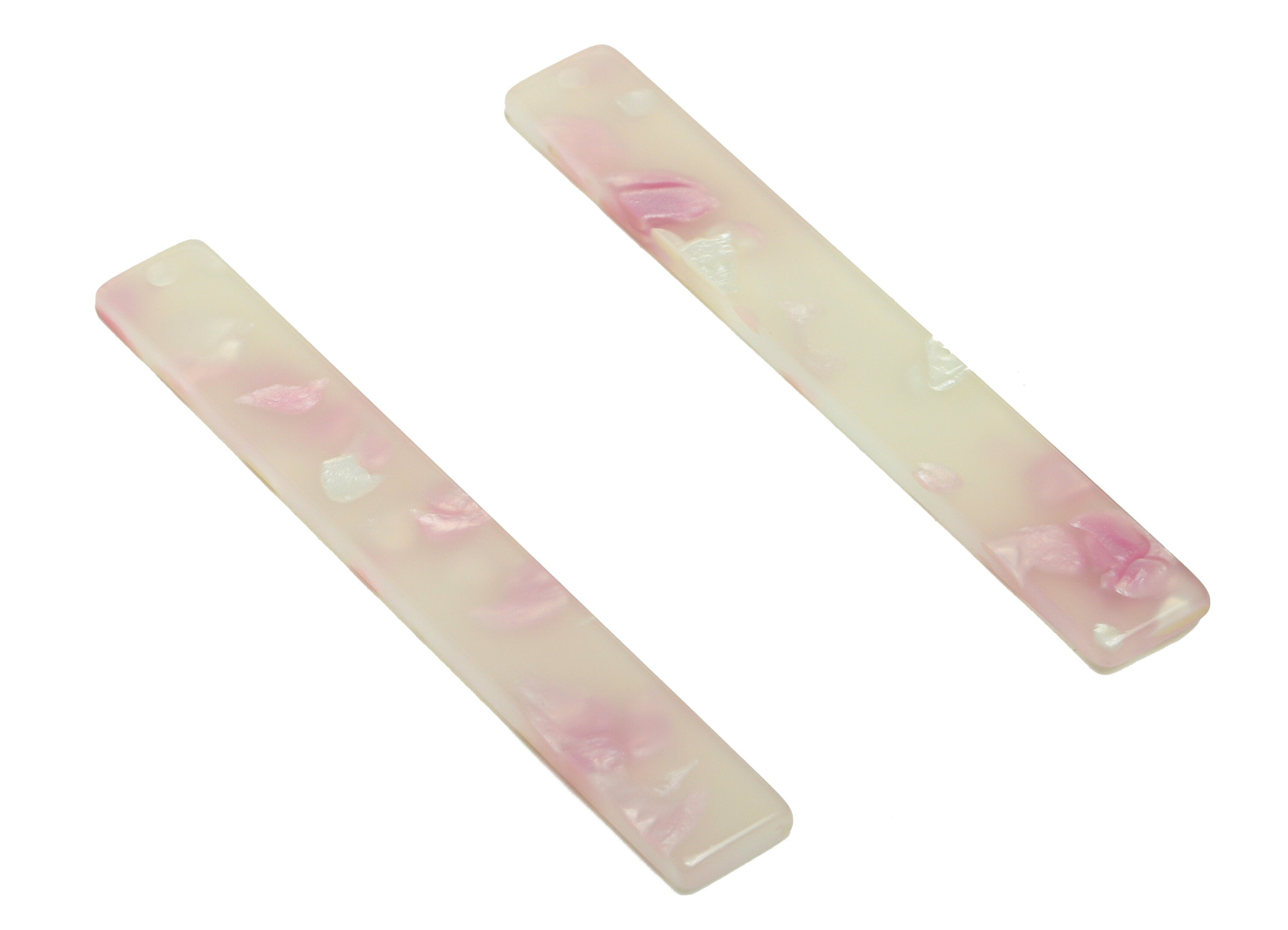 Acrylic Stick Charms - Bar Earrings and Pendant - Rainbow Earring Charm - Jewelry Supplies - Color Code: A1011 - 59x7.8x2.5mm - AC2622-A1011 - DOMEDBAZAAR