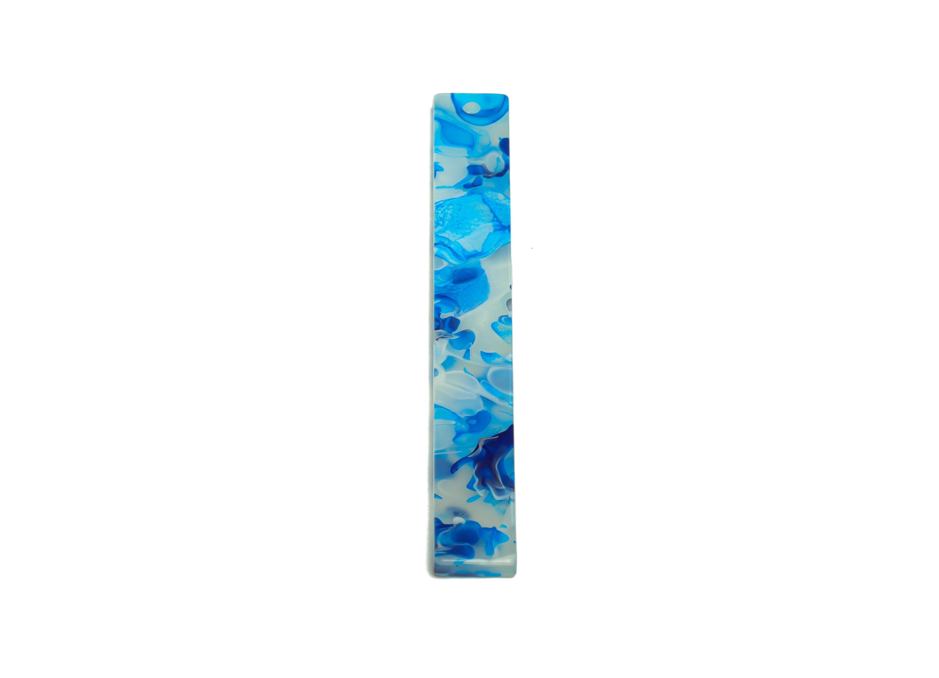 Acrylic Stick Charms - Bar Earrings and Pendant - Rainbow Earring Charm - Jewelry Supplies - Color Code: A955 - 59x7.8x2.5mm - AC2622-A955 - DOMEDBAZAAR