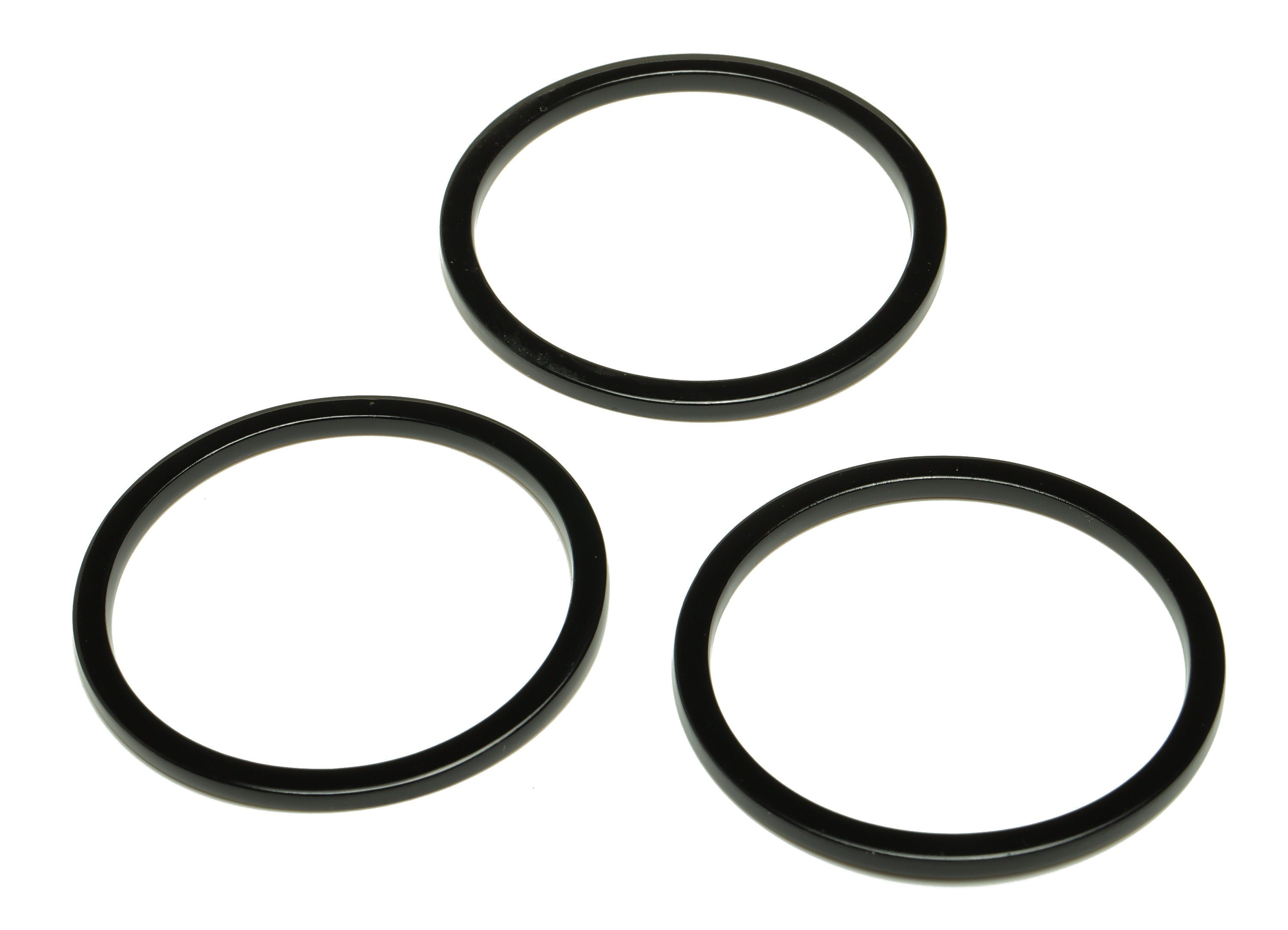 Acetate Hoop Earrings Charms - Circle Pendant - Black Earring Findings - Jewelry Supplies - Color Code:A66 - 44x44.3x2.6mm -AC2620-A66 - DOMEDBAZAAR