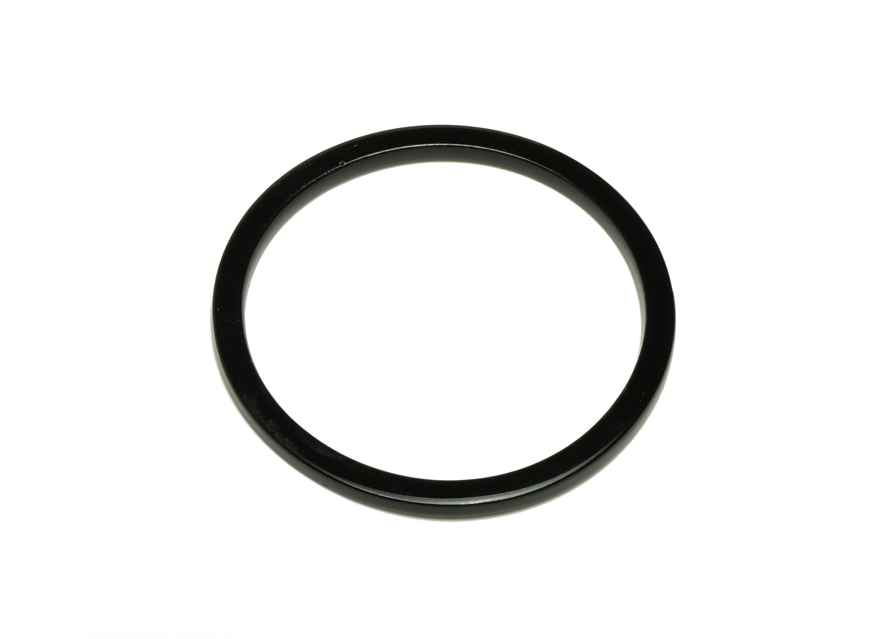 Acetate Hoop Earrings Charms - Circle Pendant - Black Earring Findings - Jewelry Supplies - Color Code:A66 - 44x44.3x2.6mm -AC2620-A66 - DOMEDBAZAAR