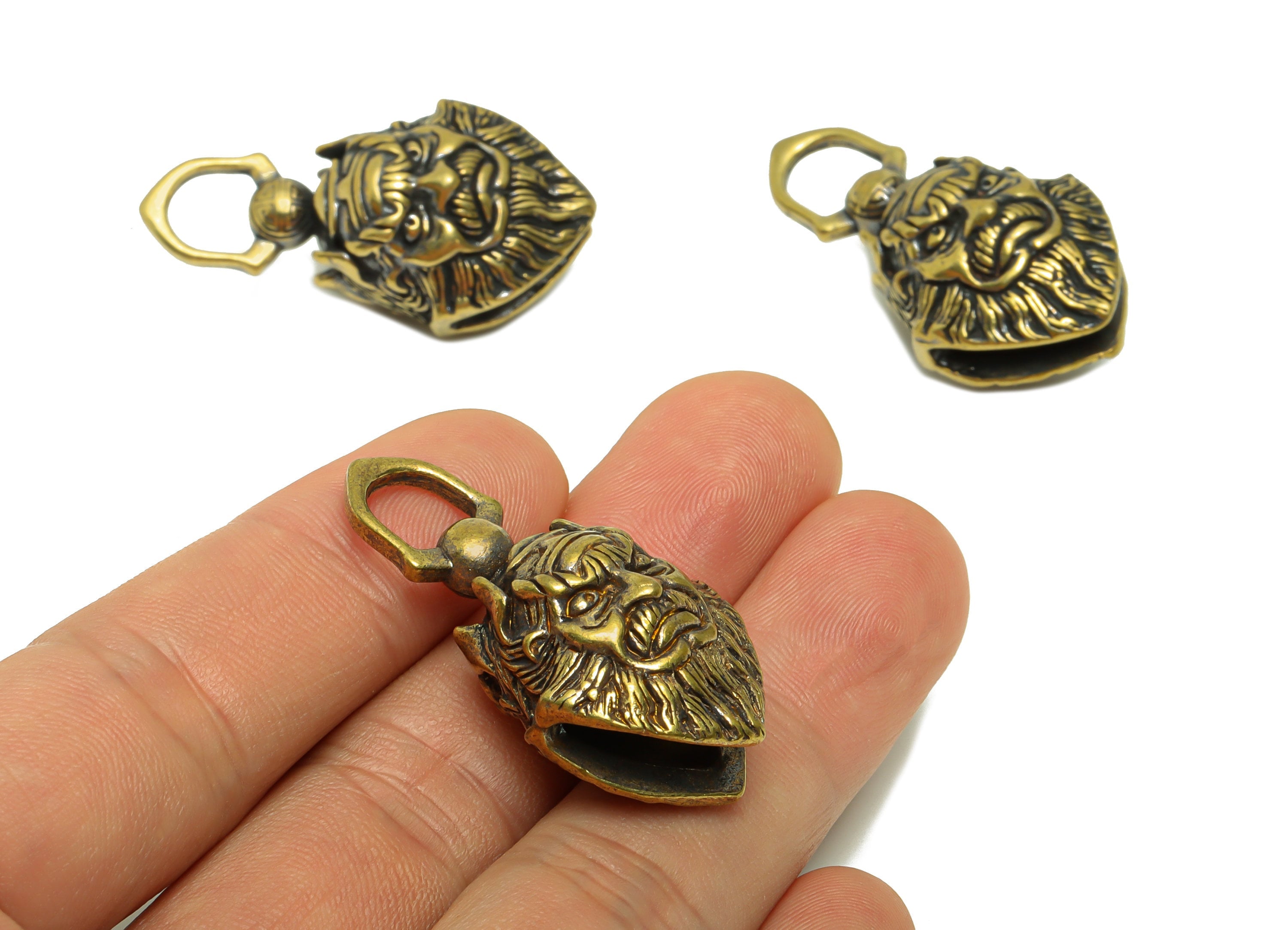 Brass Bell Charm - Raw Brass Portrait Bell Earring Charms - Portrait Bell Figure - Antique Looking Pendant - Bell Pendant- 39x21x16mm-PP8753 - DOMEDBAZAAR