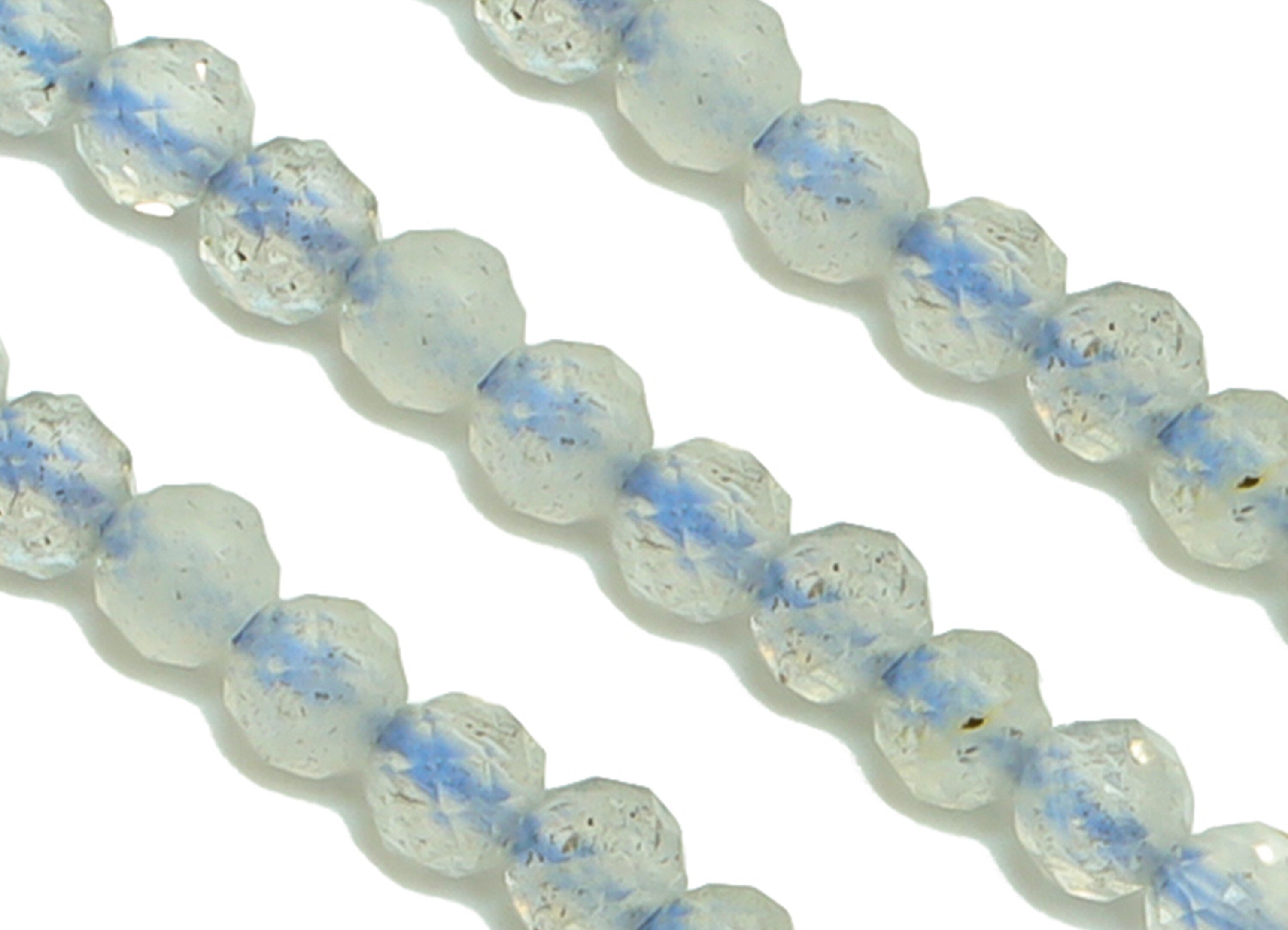 Labradorite Round Beads - Blue Labradorite Faceted Bead - 15.5 " / 1 Strand Round 2.3mm Beads - Gemstone Natural Stone Beads - NS1918 - DOMEDBAZAAR