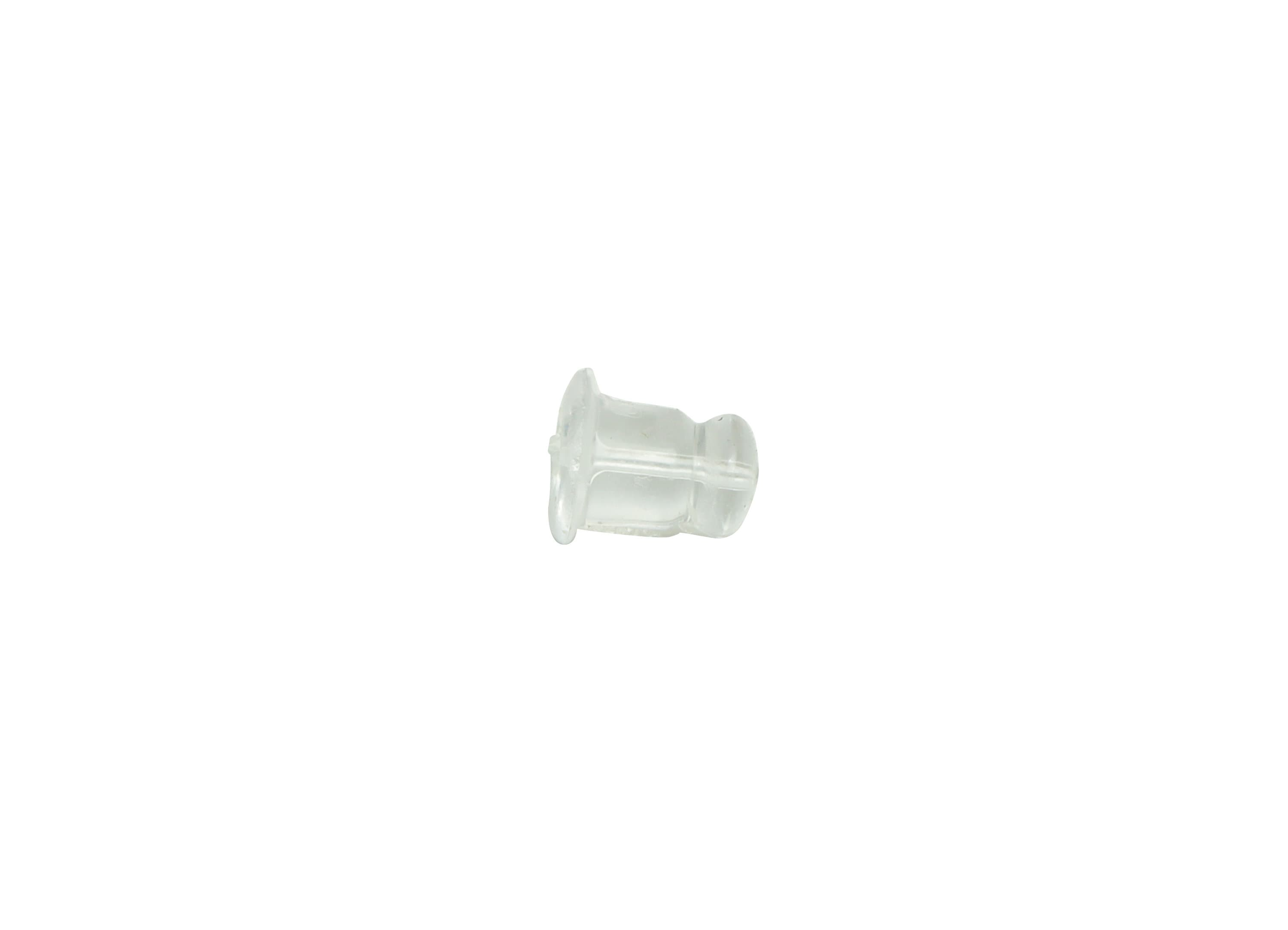 Rubber Earring Stopper Nuts - Rubber Earring Findings - Earring Back - Transparent Nuts - 6.11x5mm - ES1005B - DOMEDBAZAAR