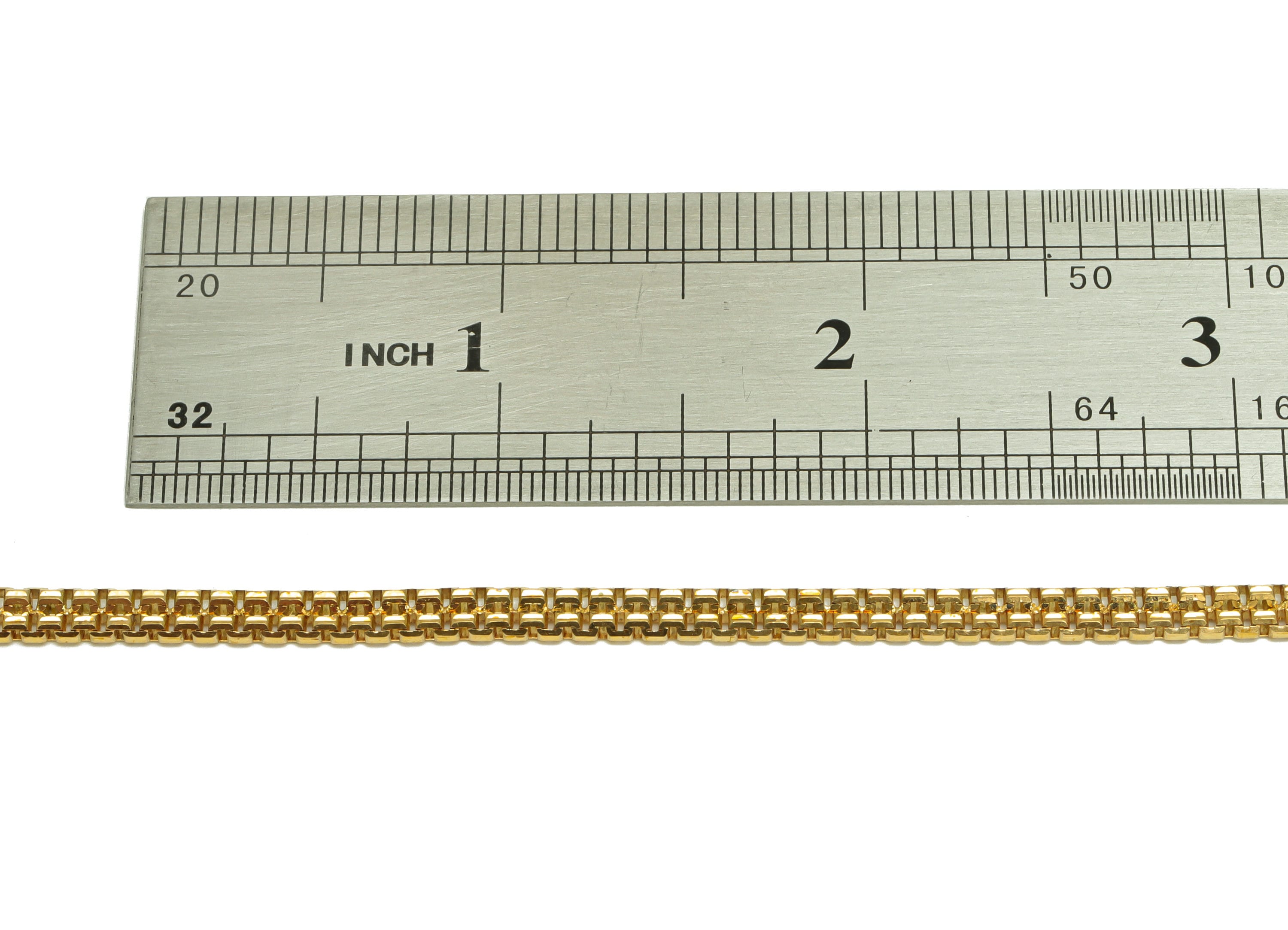 2mm Double Box Chain - 2*4mm Box Chain 2 Strand Box Chain - Brass Box Chain - Raw Brass Box Chain - CC1231 - DOMEDBAZAAR
