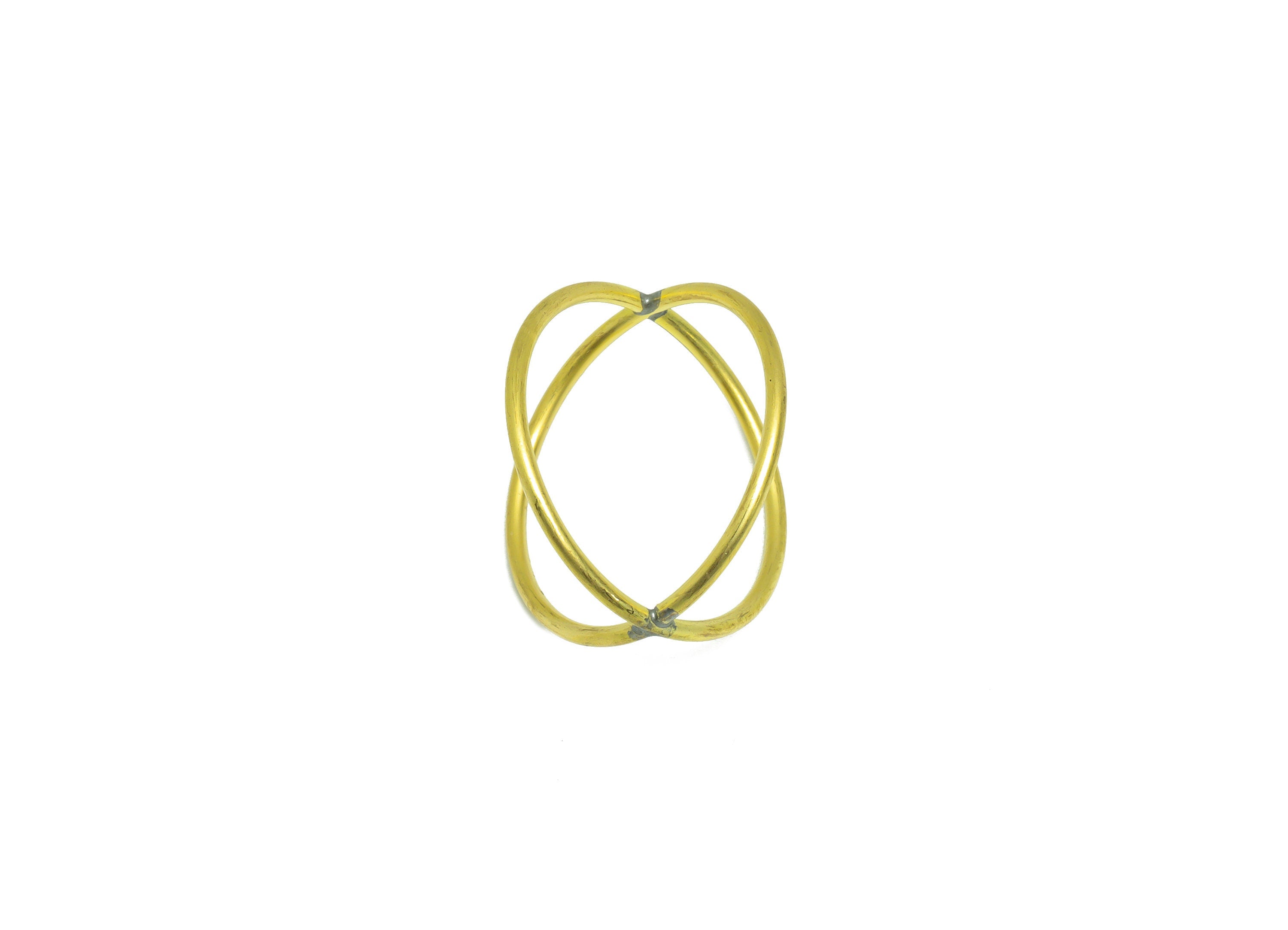 Brass Ball Wire Earring Charm - Brass Lantern Wire Earring Charm - Brass Lantern Pendant - Cubic Ball Earring Charm -27x27.27x1.33mm -PP9436 - DOMEDBAZAAR