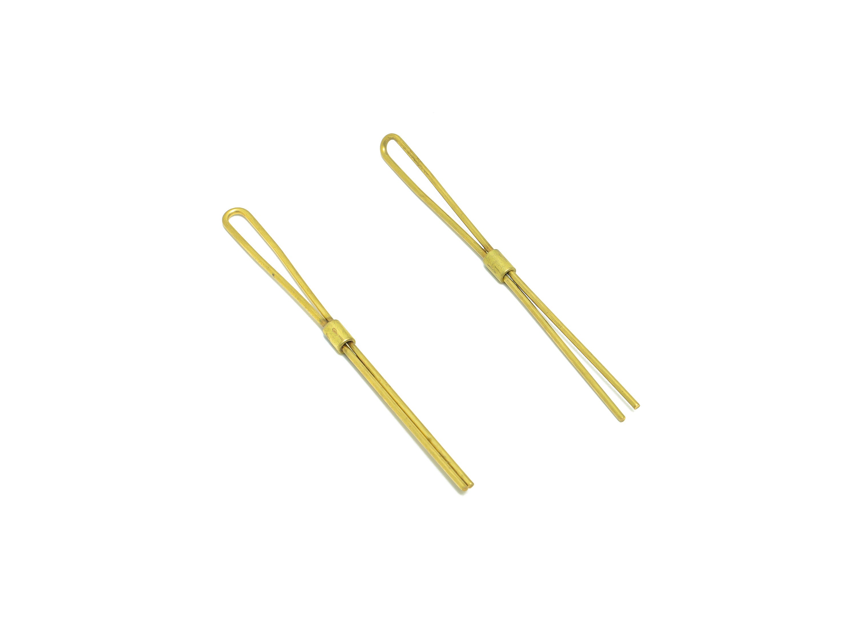Brass Stick Wire Earring Charm - Brass Bar Wire Earring Charm - Brass Long Wire Earring Charm - Pin Earring Charm - 74x5.37x1.04mm - PP9434 - DOMEDBAZAAR