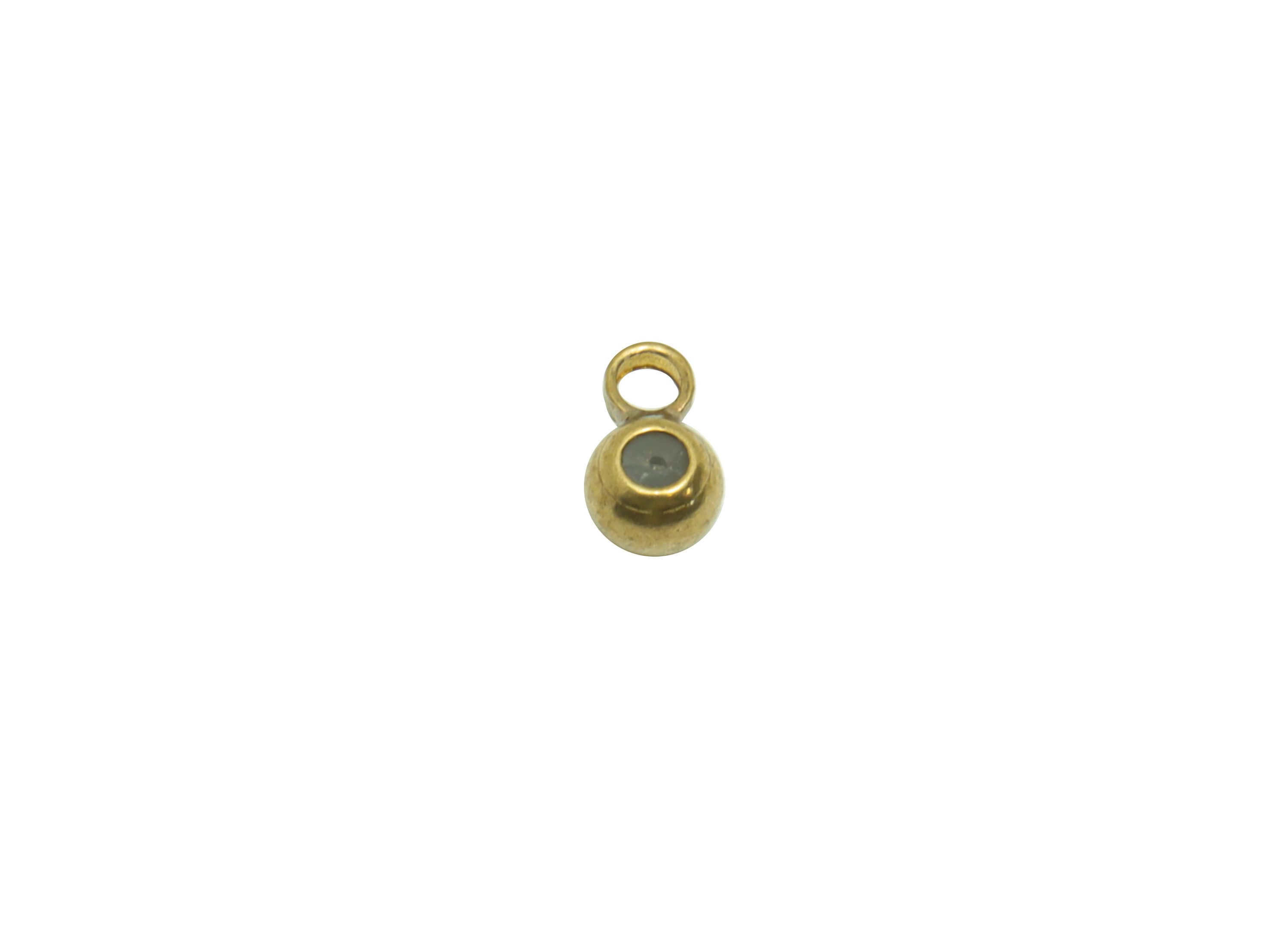 Rubber Earring Back with Loop - Brass Rubber Earring Stopper Nuts - Rubber Earring Findings - Silica Gel Post Back - 4x2x2mm- PP9241 - DOMEDBAZAAR