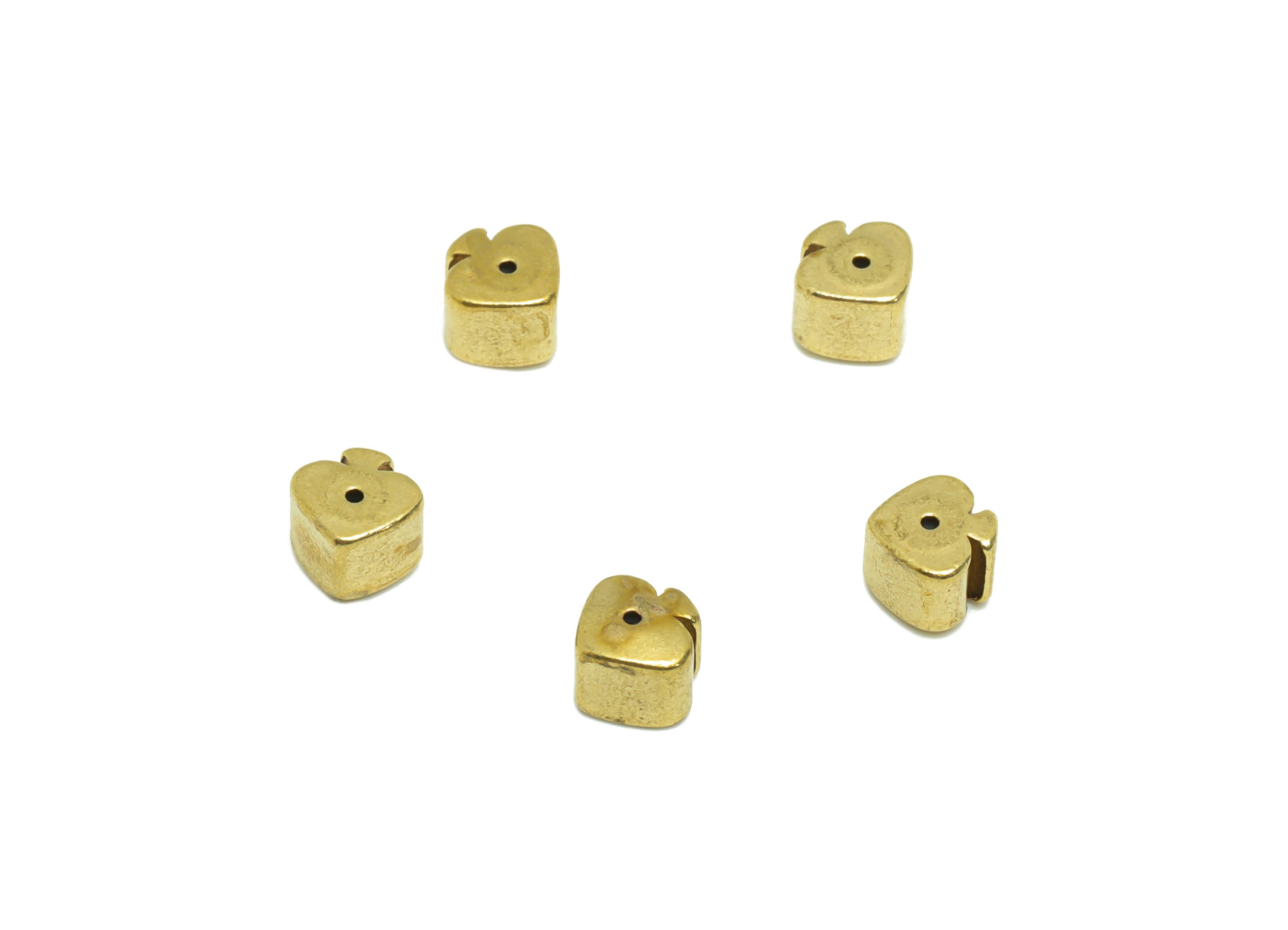6*4 Silica Gel Rubber Earring Back - Brass Rubber Earring Stopper Nuts - Heart Rubber Earring - Post Back - Earring Back - 5x 5x4mm- PP9250 - DOMEDBAZAAR