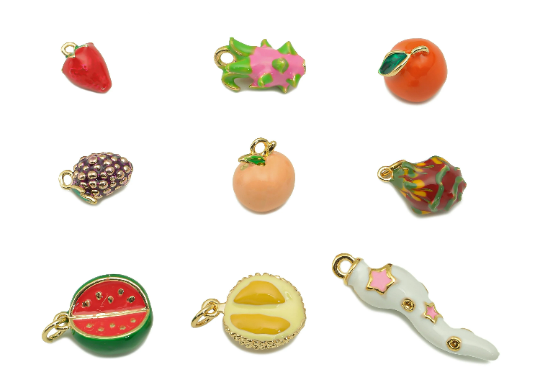 Enamel DIY Fruit Charm