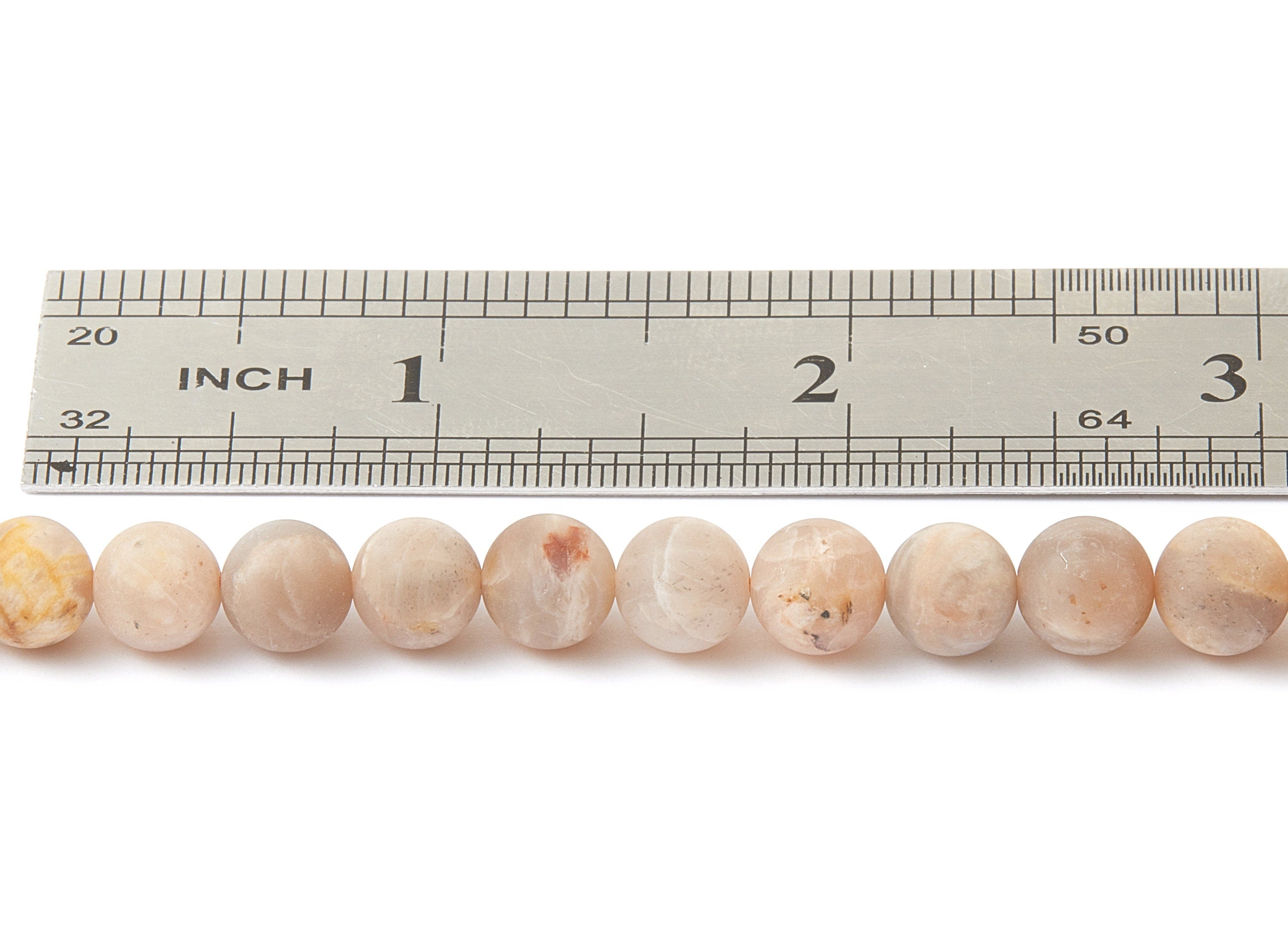 Round Gemstone Beads - Matte Brazil Sun Stone Beads - Choi Moon Bdeas - 15.5&quot; / 49pcs / 1 strand - 8x8mm - Gemstone Beads - NS1023B - DOMEDBAZAAR