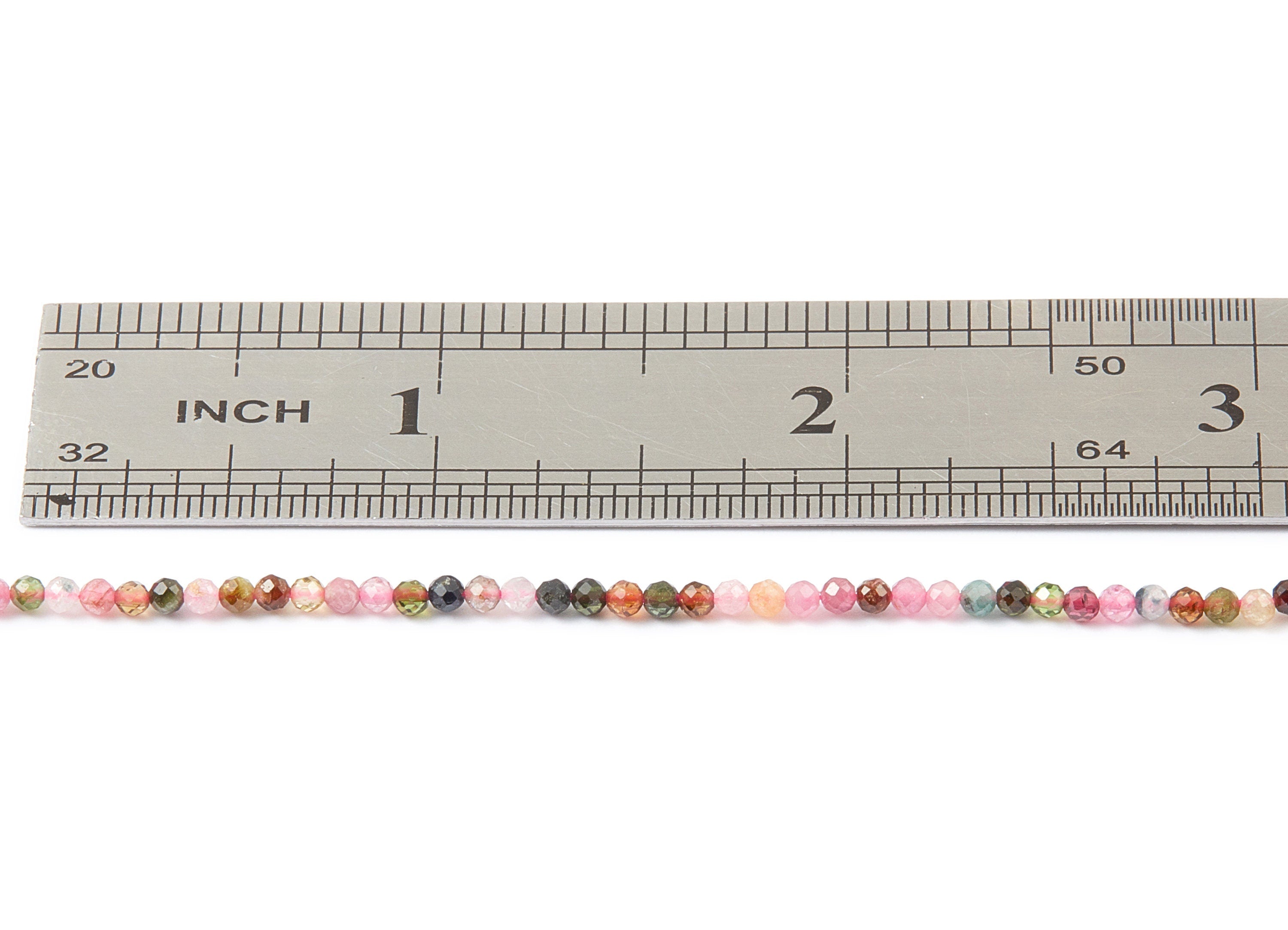 Faceted Gemstone Beads - Tourmaline Beads - 15.7&quot; / 190pcs / 1 Strand - 2.35x2.35mm - Gemstone Beads - NS1007A - DOMEDBAZAAR