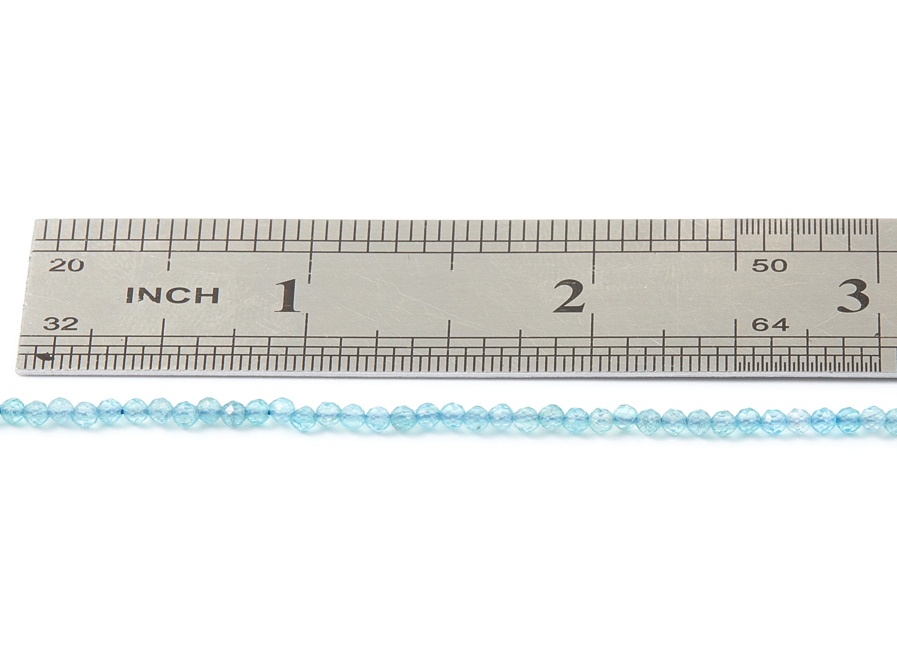 Faceted Gemstone Beads - Apatite Beads - 15.7&quot; / 184PCS / 1 Strand - 2.34x2.34mm - Natural Stone Beads - NS1014B - DOMEDBAZAAR