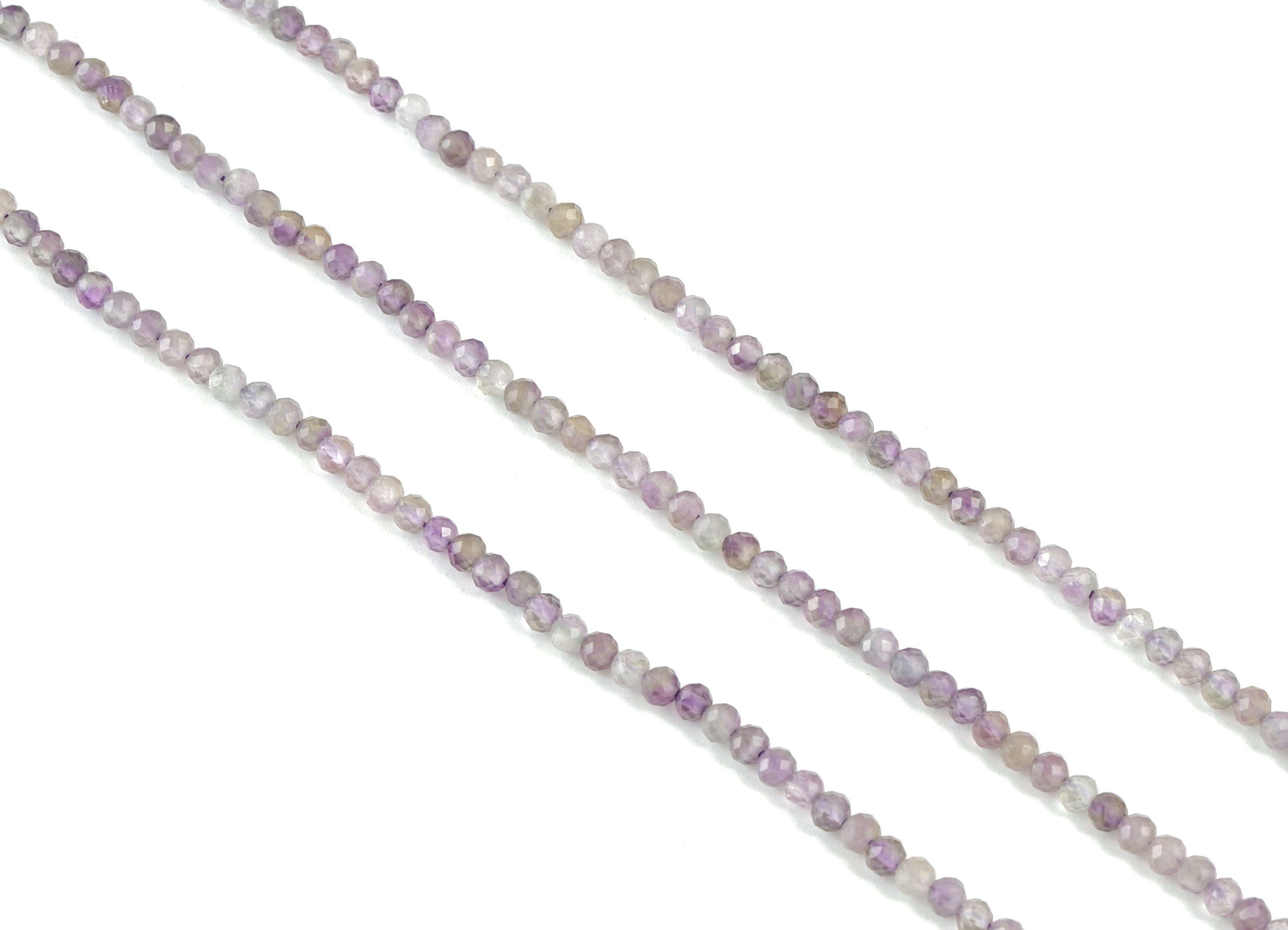 Amethyst Round Beads 3mm - 15.5 inch - Faceted Round Gemstone Beads - Natural Stone Beads - 3x3mm - NS1149 - DOMEDBAZAAR