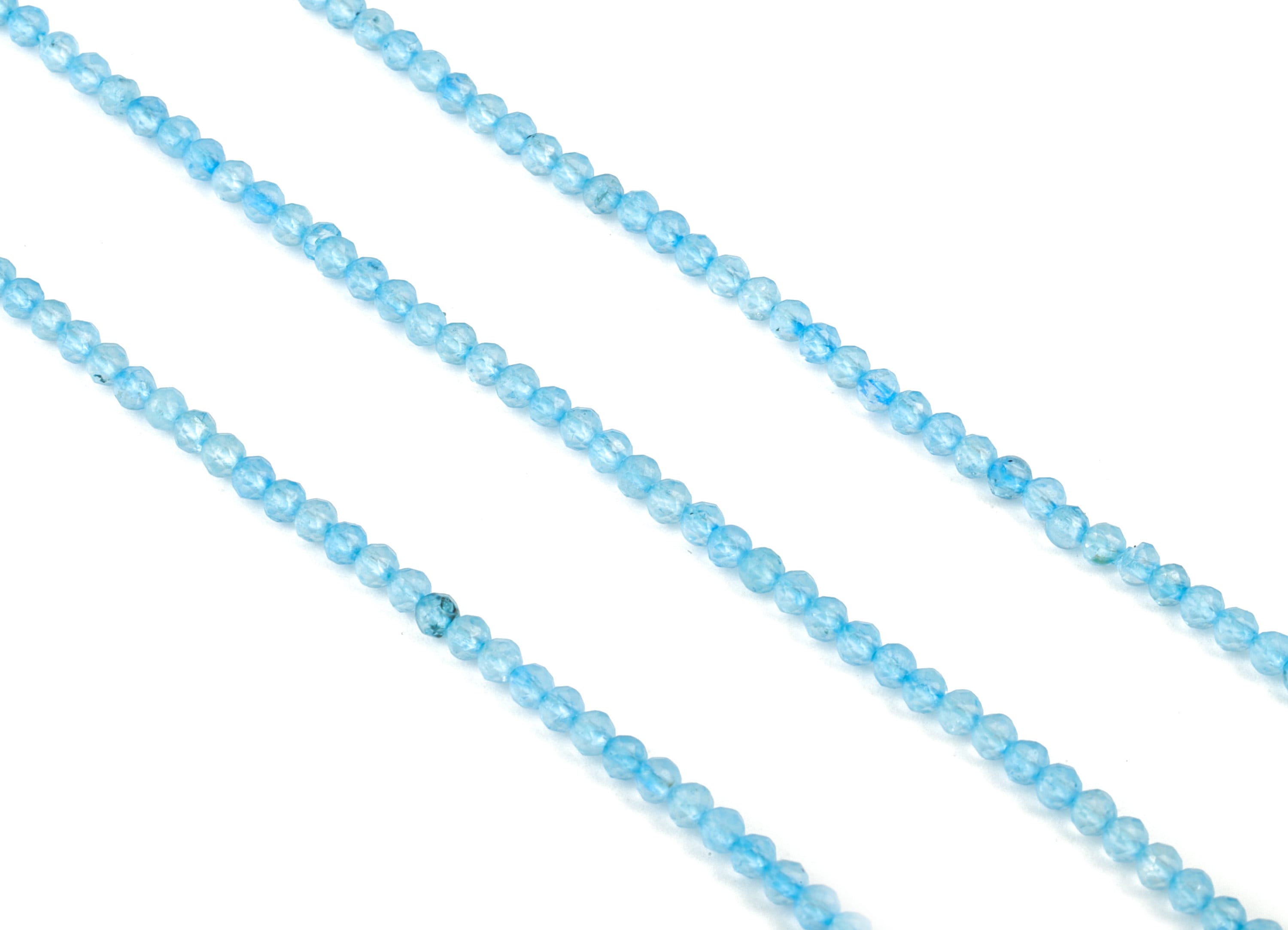 Black Topaz Round Beads 3mm  - 15.5 inch - Faceted Round Gemstone Beads - Natural Stone Beads - 3x3mm - NS1176 - DOMEDBAZAAR