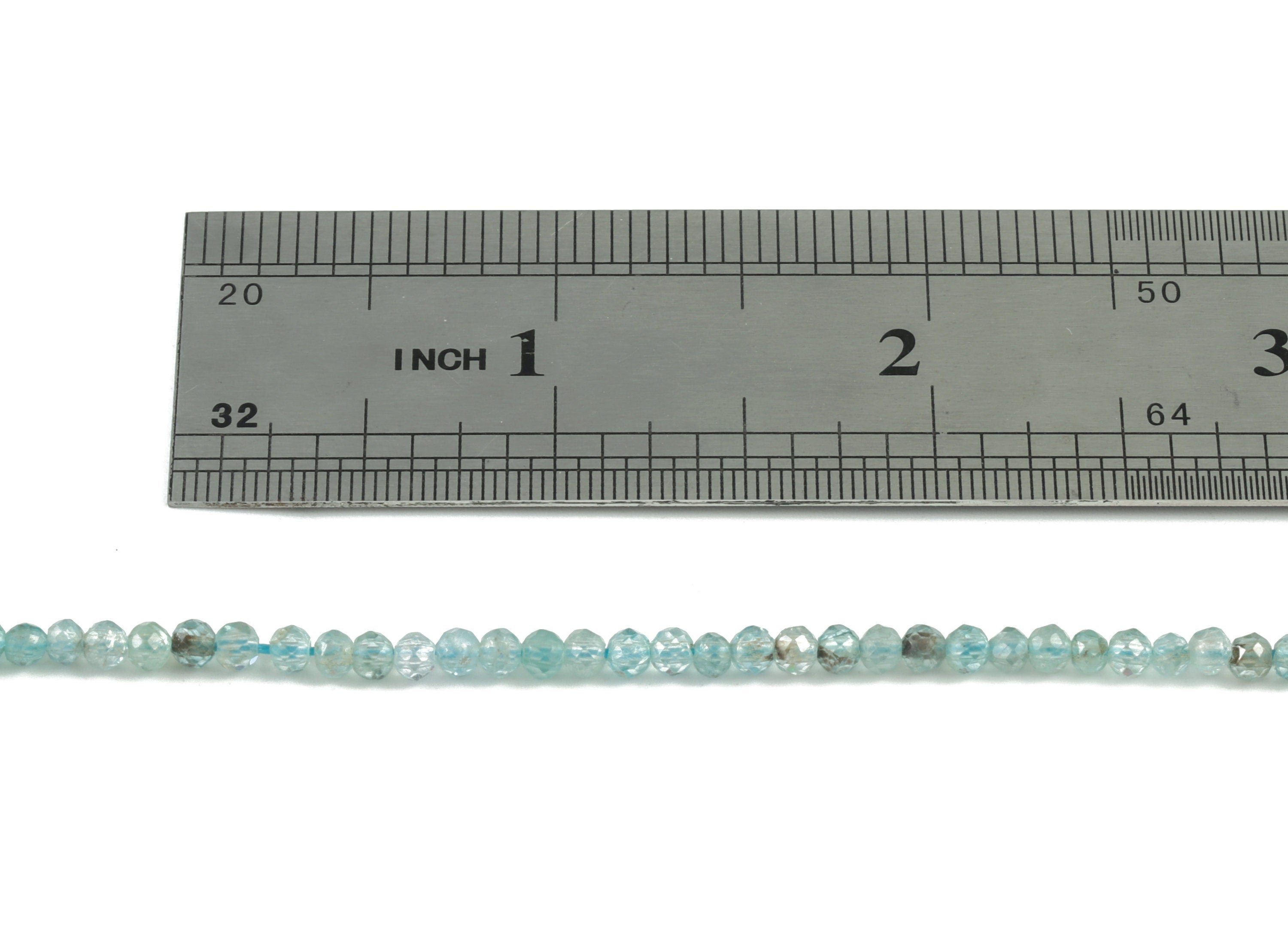 Apatite Round Beads 3mm - 15.5 inch - Faceted Round Gemstone Beads - Natural Stone Beads - 3x3mm - NS1226 - DOMEDBAZAAR