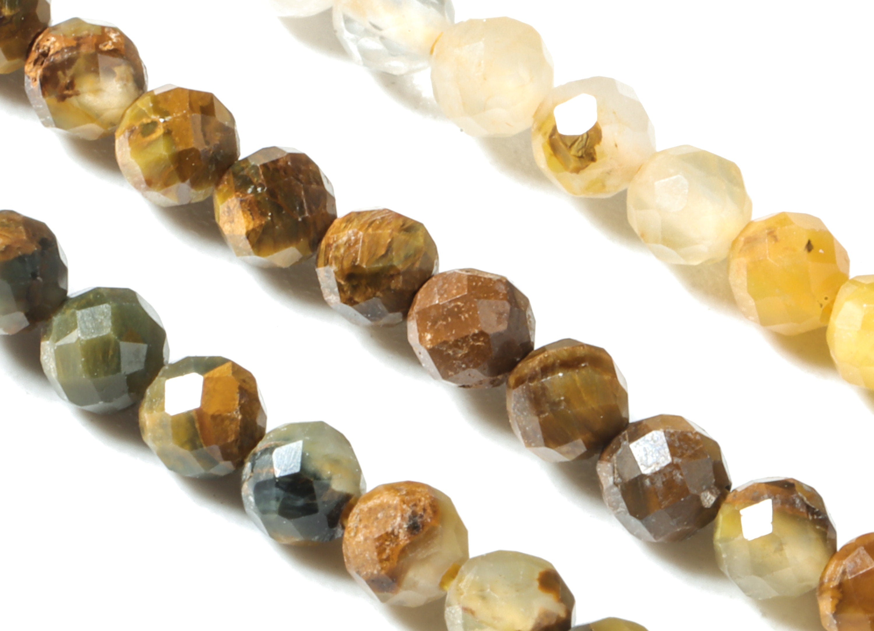 Peter Stone Round Beads 2mm - 15.5 inch - Faceted Round Gemstone Beads - Natural Stone Beads - 2x2mm - NS1189 - DOMEDBAZAAR