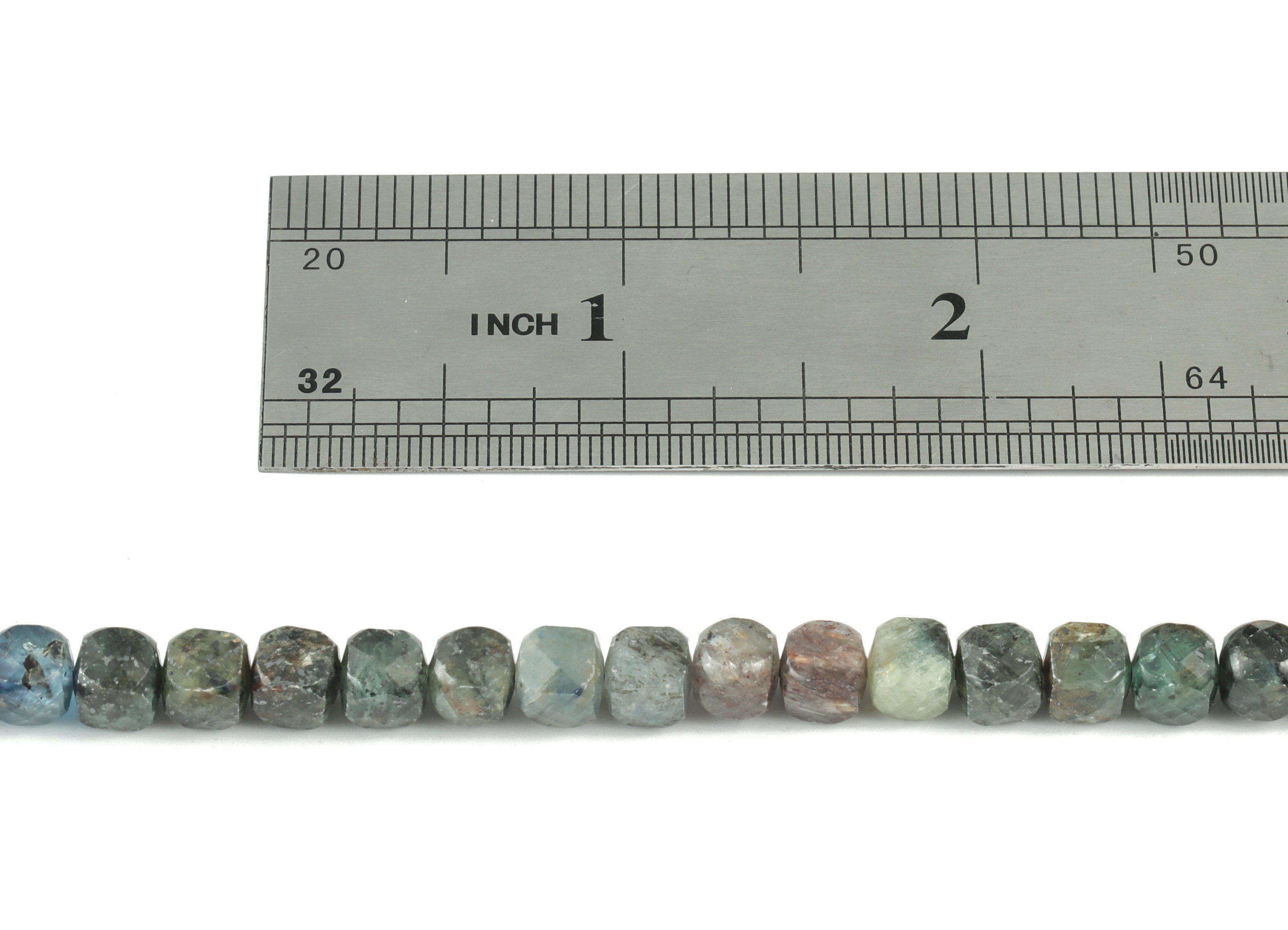 Kyanite Cube Beads 5mm - 15.5 inch - Faceted Cube Gemstone Beads - Natural Stone Beads  - 5X5mm - NS1076 - DOMEDBAZAAR