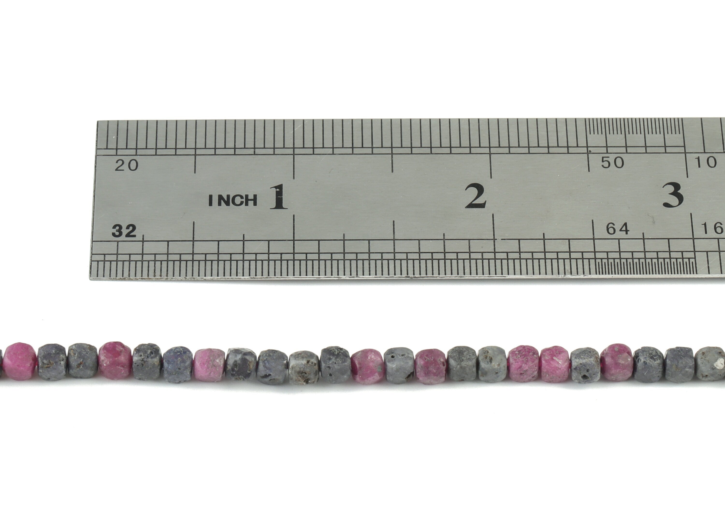 Ruby Sapphire Cube Beads 4mm - 15.5 inch - Faceted Cube Gemstone Beads - Natural Stone Beads - 4x4mm - NS1087 - DOMEDBAZAAR