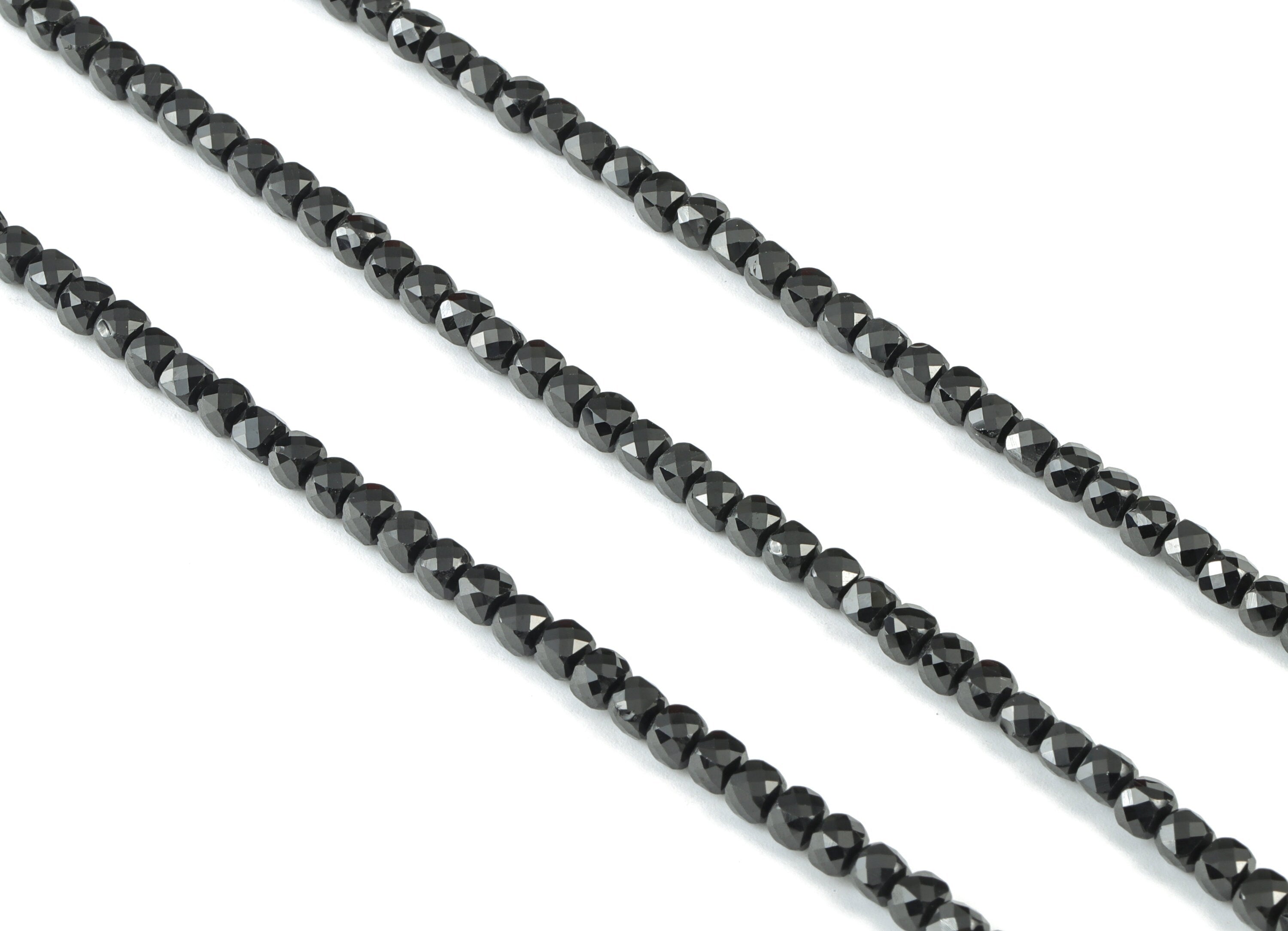 Spinal Cube Beads 4mm - 15.5 inch - Faceted Cube Gemstone Beads - Natural Stone Beads - 4x4mm - NS1127 - DOMEDBAZAAR