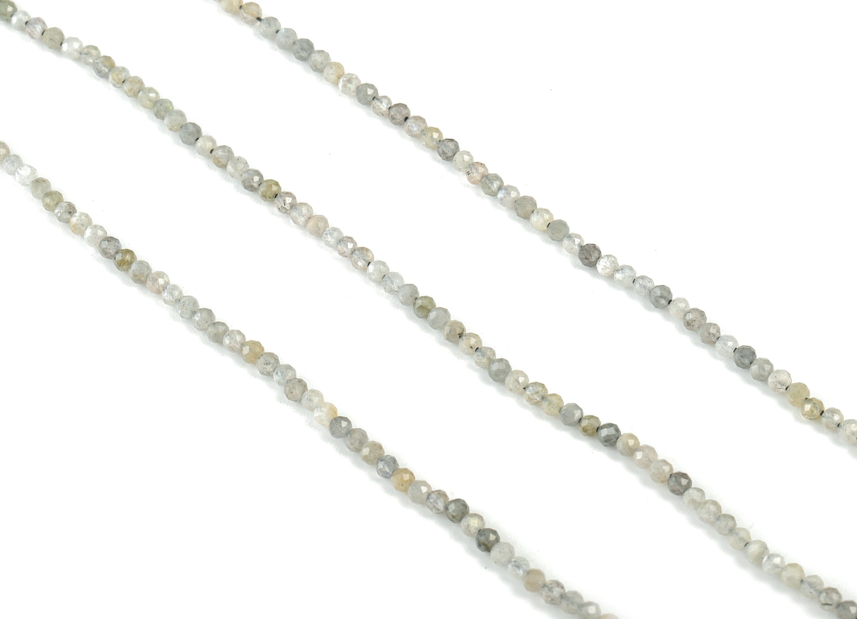 Flash stone Round Beads 2mm - 15.5 inch - Faceted Round Gemstone Beads - Natural Stone Beads - 2x2mm - NS1180 - DOMEDBAZAAR