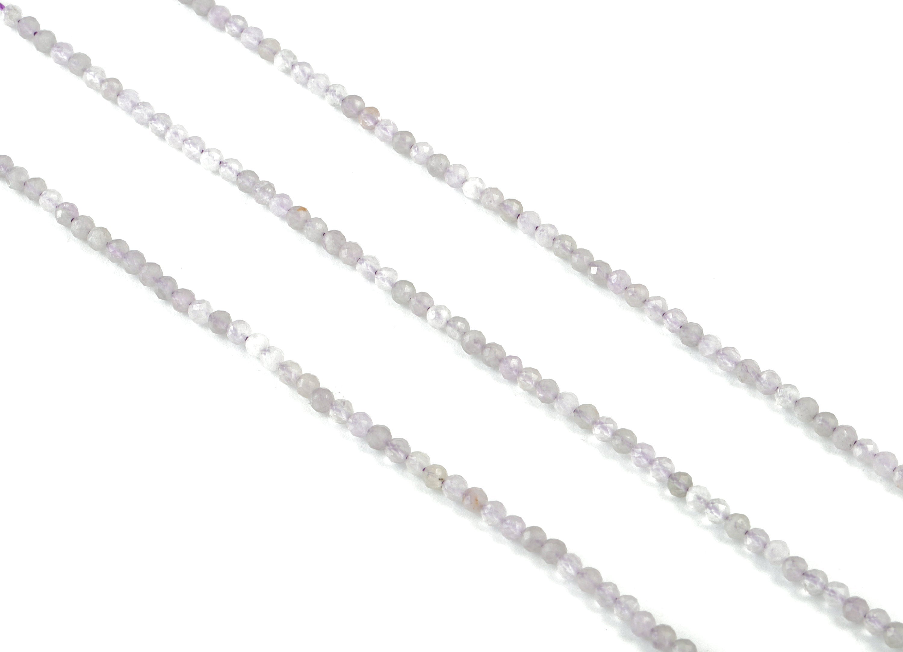 Purple Jade Round Beads 2mm - 15.5 inch - Faceted Round Gemstone Beads - Natural Stone Beads - 2x2mm - NS1227 - DOMEDBAZAAR