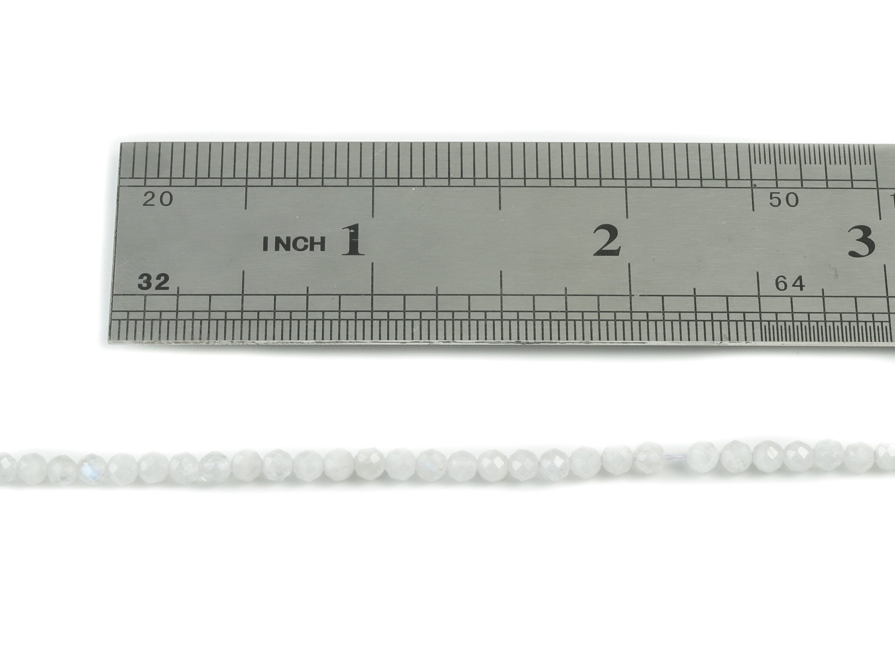 Blue Moon Round Beads 3mm - 15.5 inch - Faceted Round Gemstone Beads - Natural Stone Beads - 3x3mm - NS1236 - DOMEDBAZAAR
