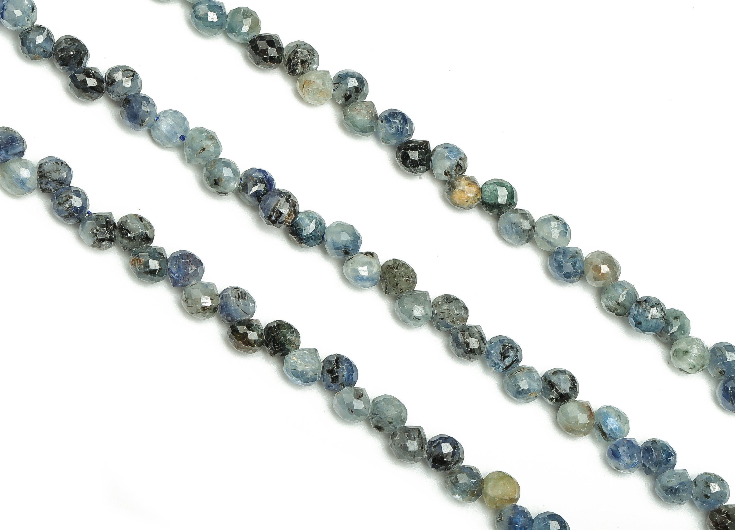 Kyanite Drop Beads 5.5mm - 15.5inch - Faceted Drop Gemstone Beads - Kyanite Beads - Natural Stone Beads - Jewelry Making -5.5x5.4mm- NS1392D - DOMEDBAZAAR